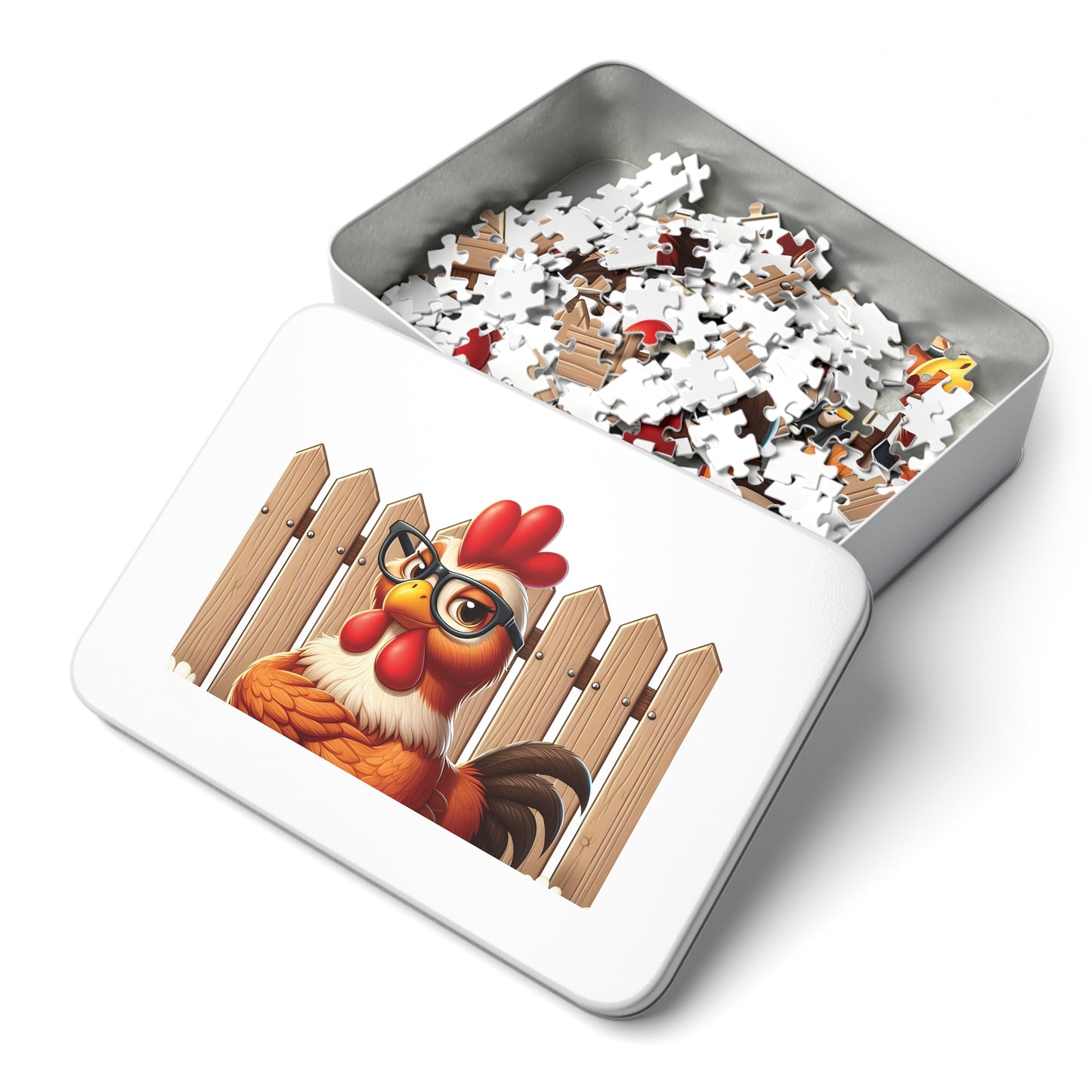 Jigsaw Puzzle, Chicken, Personalised/Non-Personalised (30, 110, 252, 500,1000-Piece)