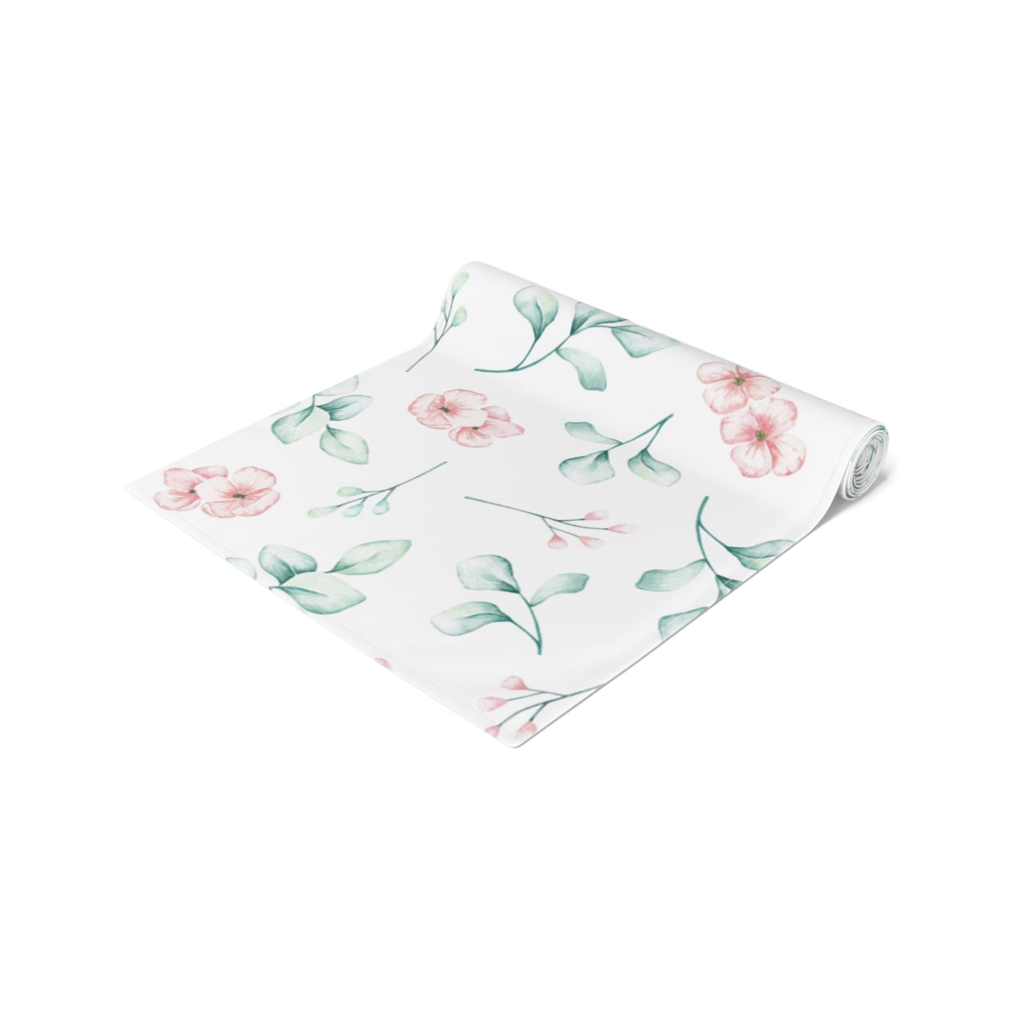 Floral Table Runner, Cotton Twill and Poly Available