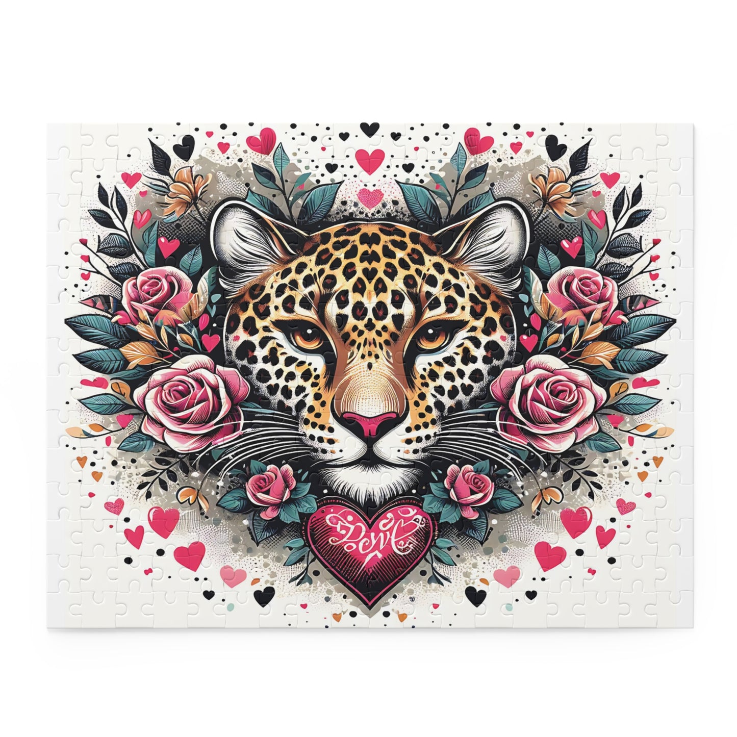 Personalised/Non-Personalised Puzzle, Cheetah (120, 252, 500-Piece)