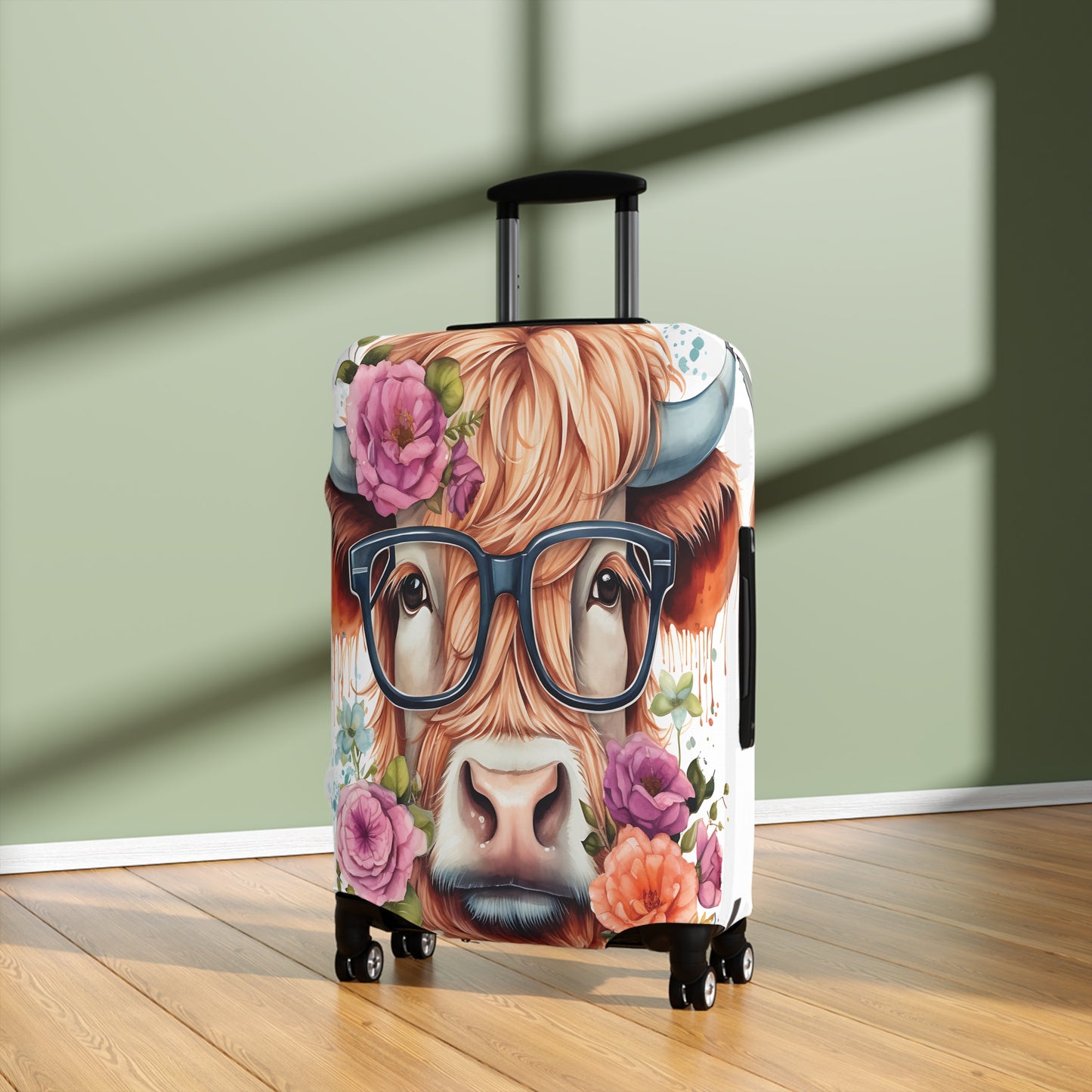 Luggage Cover, Highland Cow, awd-016