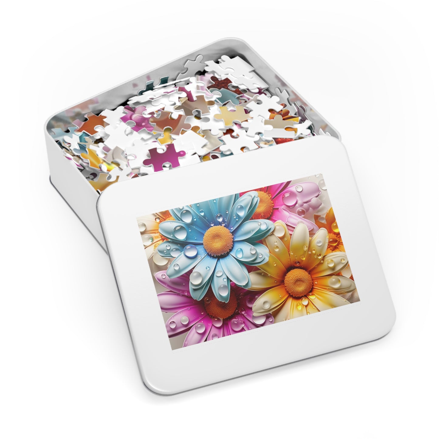 Jigsaw Puzzle, Floral, Personalised/Non-Personalised (30, 110, 252, 500,1000-Piece)