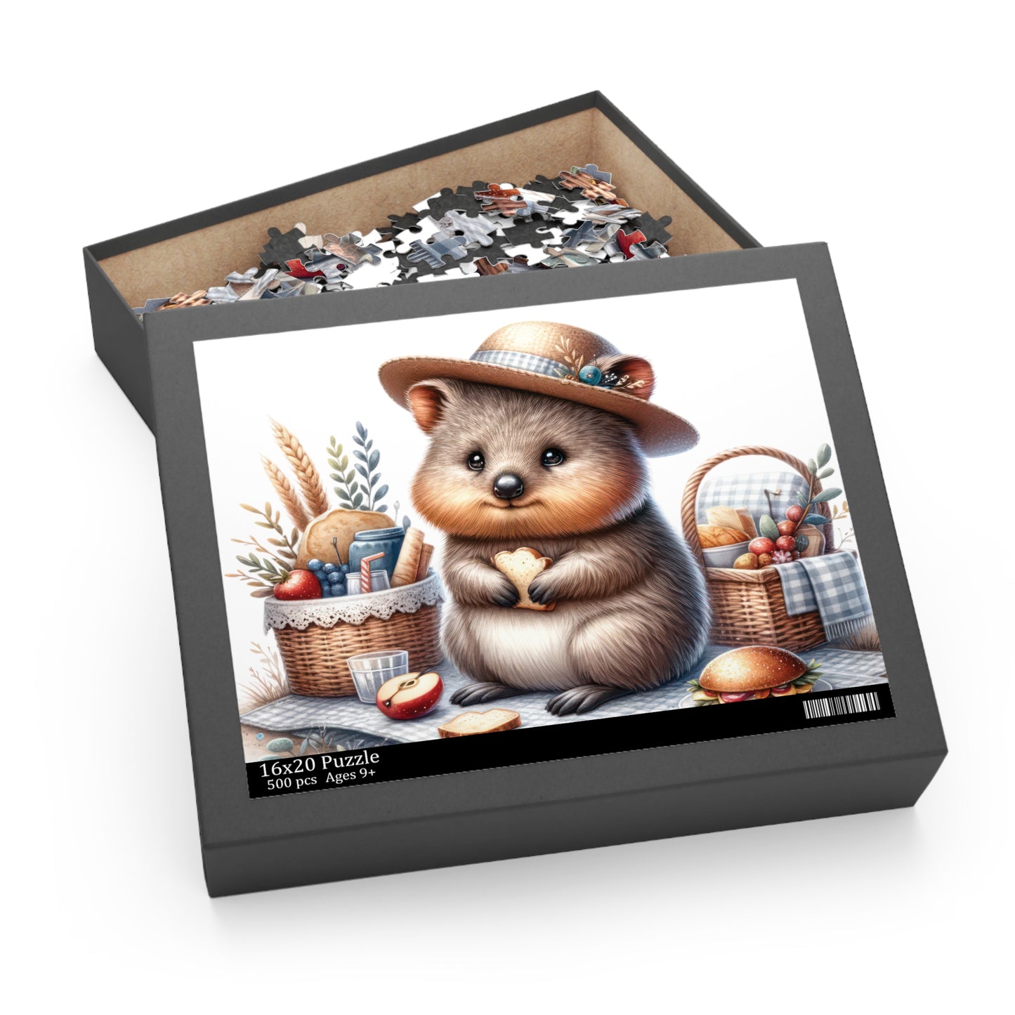 Personalised/Non-Personalised Puzzle, Quokka (120, 252, 500-Piece)