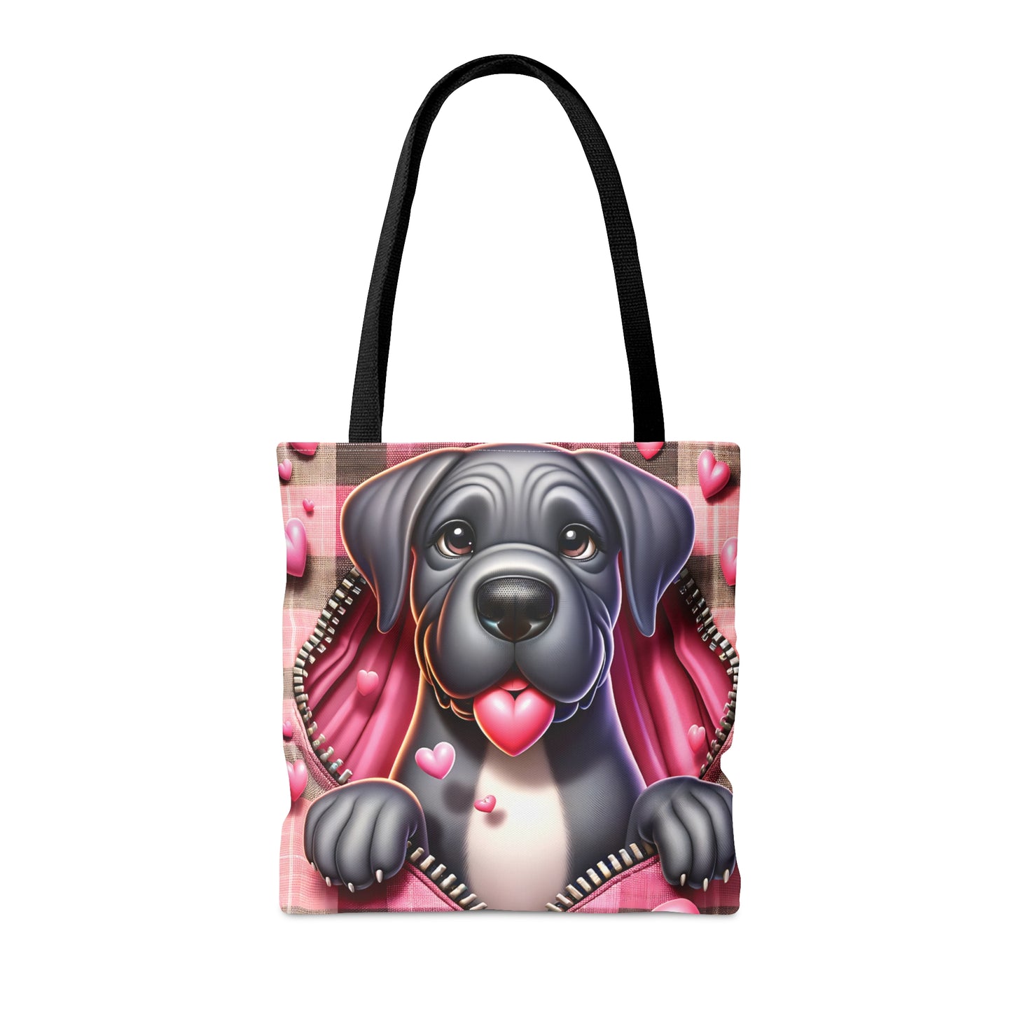 Tote Bag, Cute Dog, Personalised/Non-Personalised Tote bag