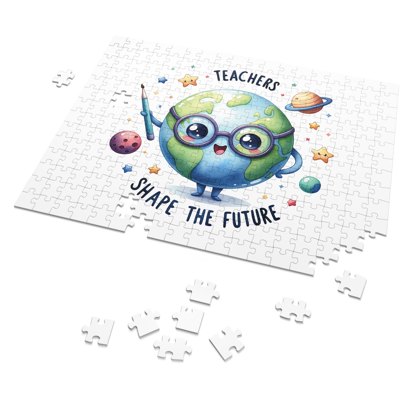 Jigsaw Puzzle, Teacher, Personalised/Non-Personalised (30, 110, 252, 500,1000-Piece)