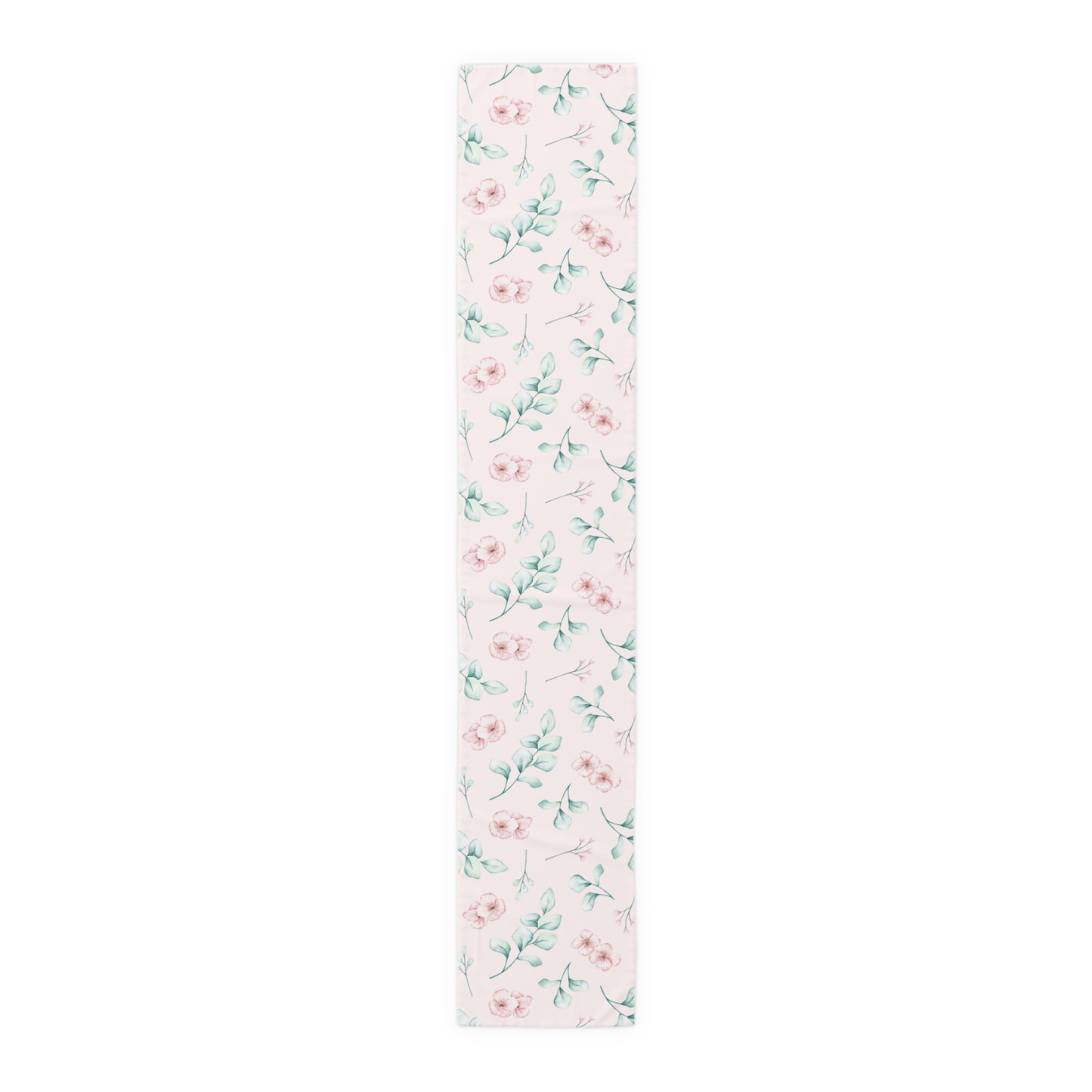 Floral Table Runner, Cotton Twill and Poly Available