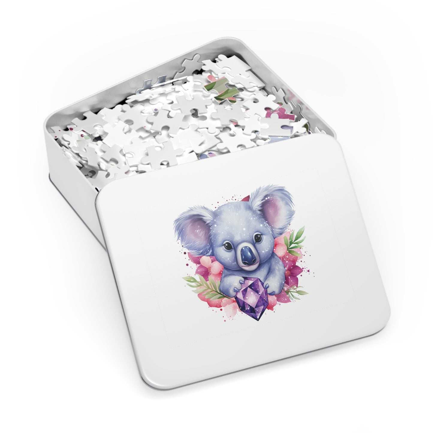 Jigsaw Puzzle in Tin, Australian Animals, Koala, Personalised/Non-Personalised, awd-507 (30, 110, 252, 500,1000-Piece)