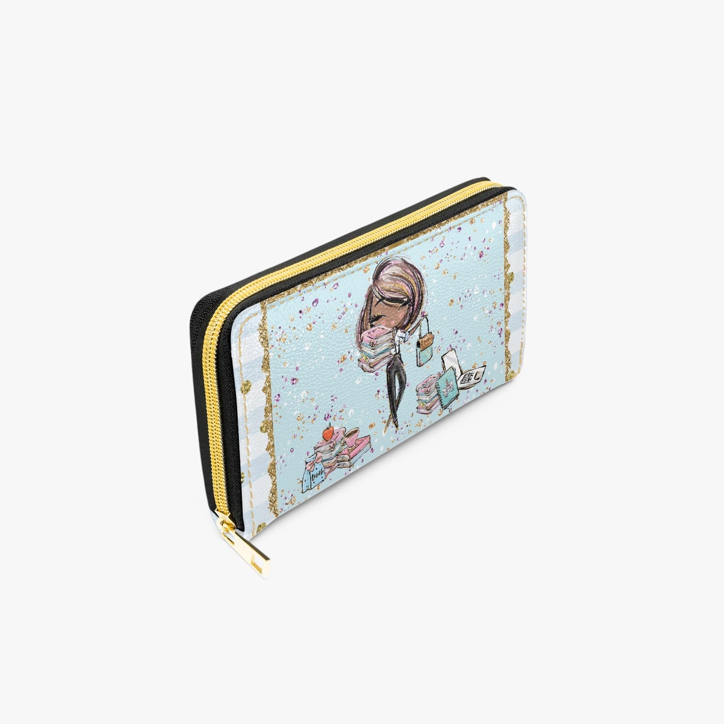 Long Type Zipper Purse - Teacher