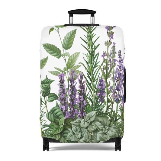 Luggage Cover, Floral, Lavender, awd-3041