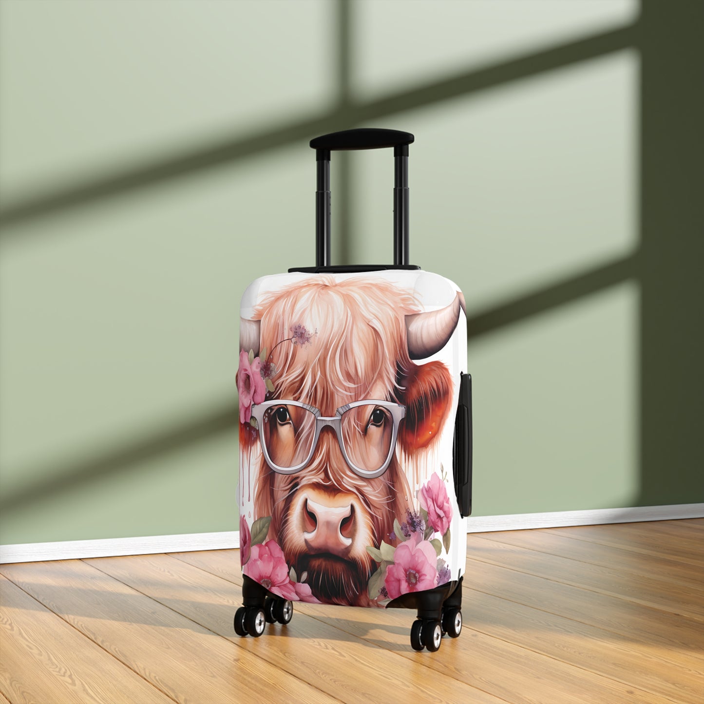 Luggage Cover, Highland Cow, awd-011