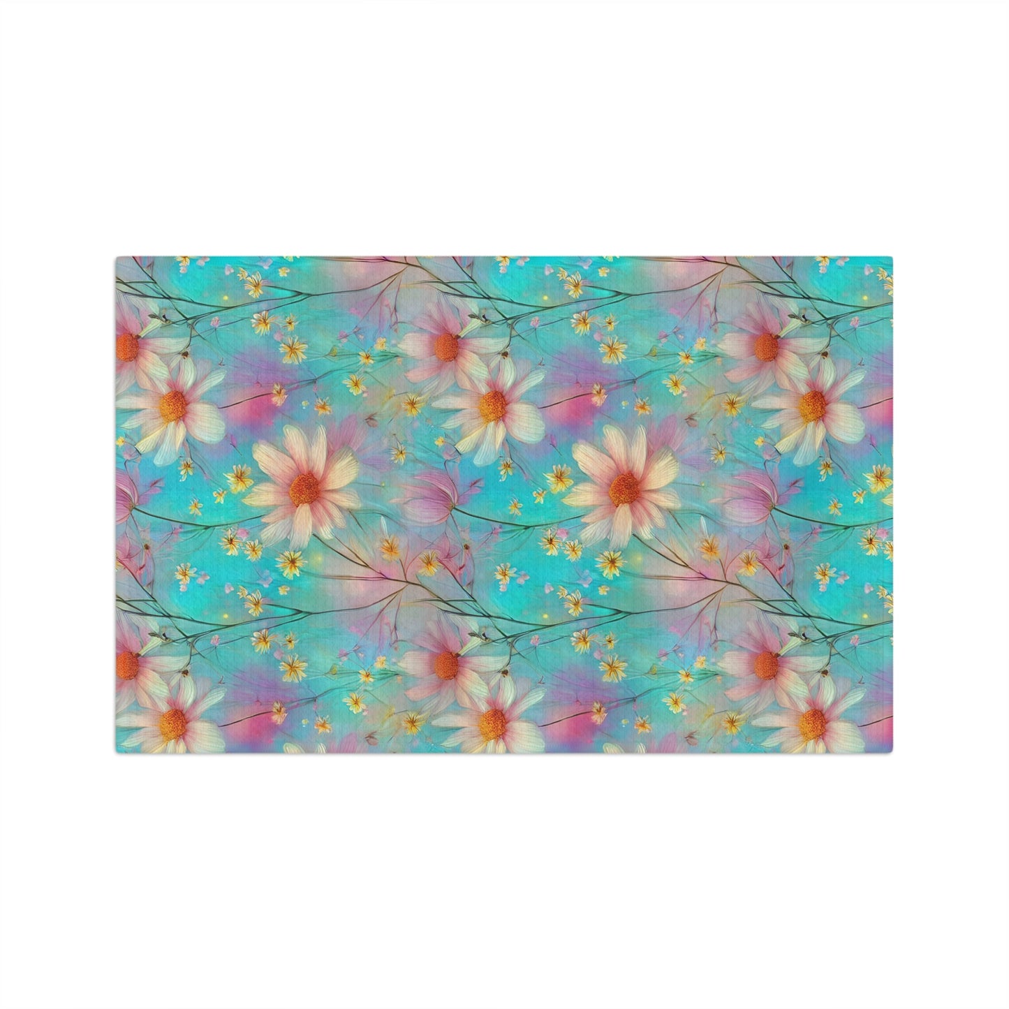 Microfiber Tea Towel Floral