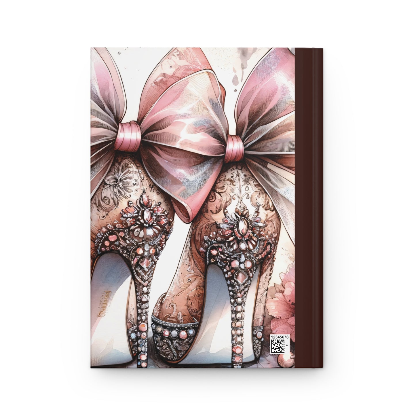 Personalised Hardcover Journal Matte, Country and Western,  High Heels, awd-1772