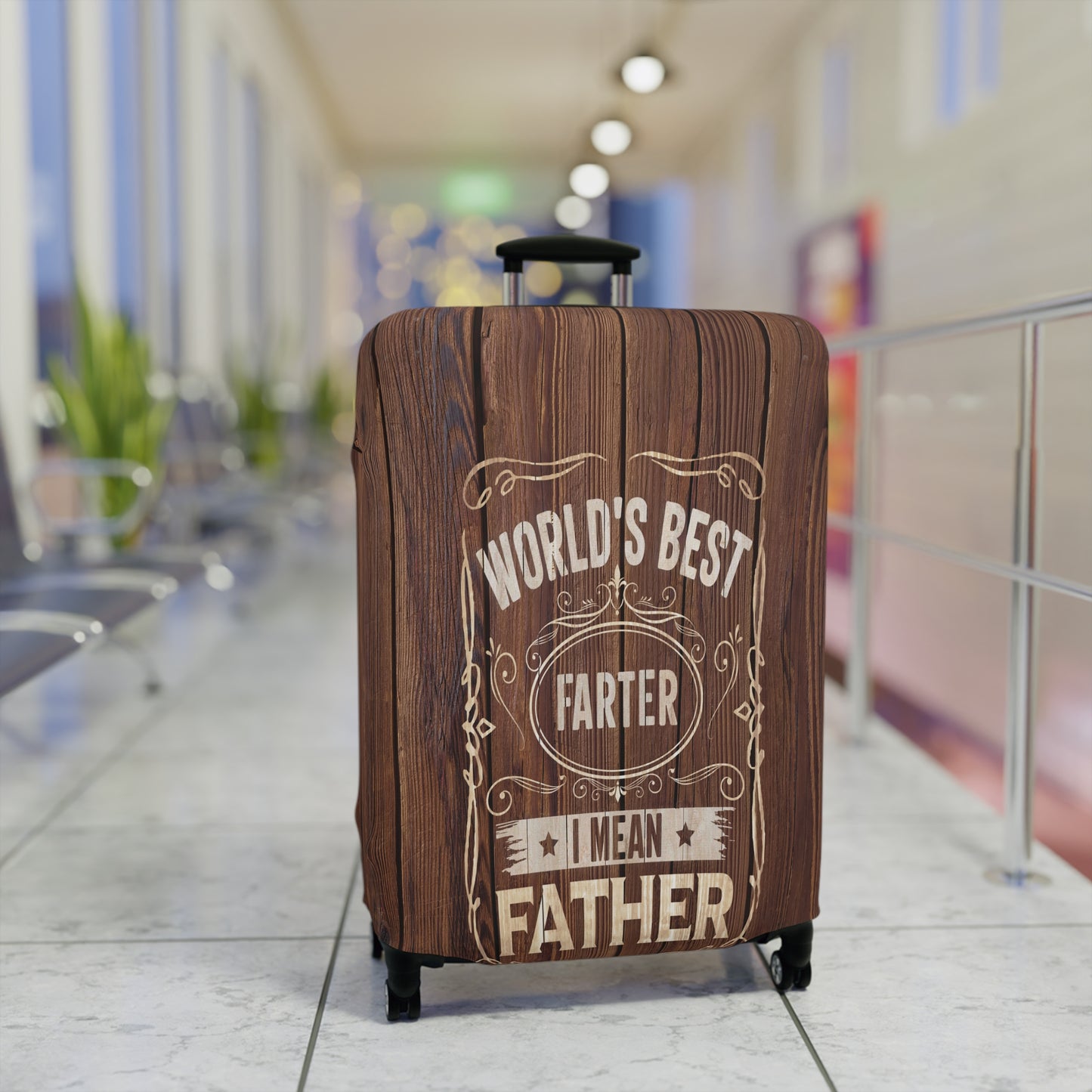 Luggage Cover, World's Best Father, awd-516