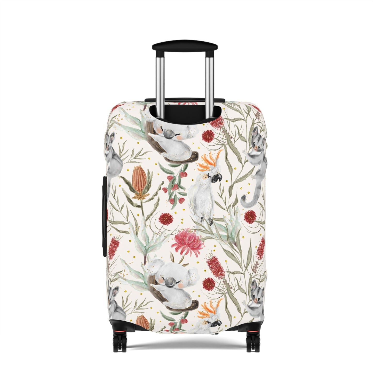 Luggage Cover, Australian Animals, Koala, Cockatoo, Possum