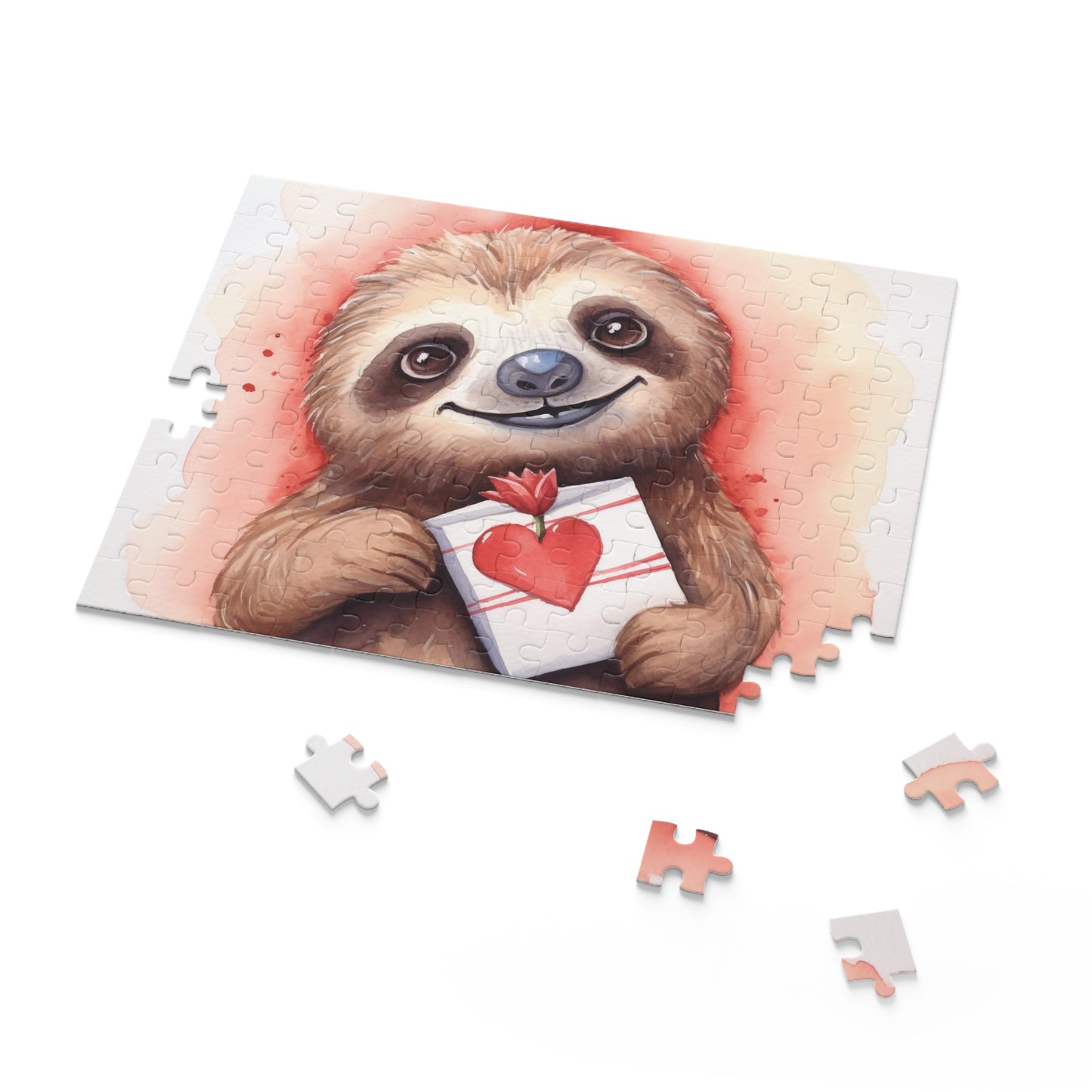 Personalised/Non-Personalised Puzzle, Sloth (120, 252, 500-Piece)