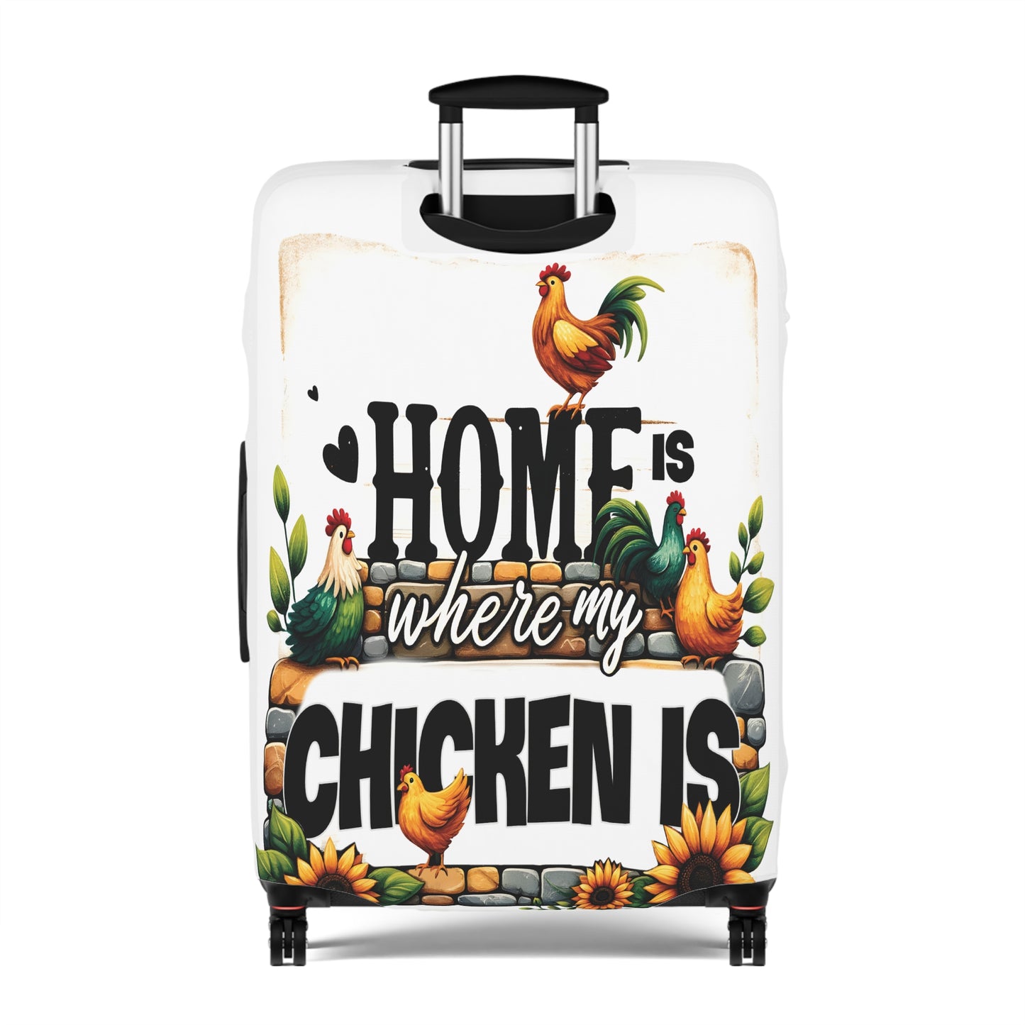 Luggage Cover, Chicken, Home is where my Chicken is, awd-1261