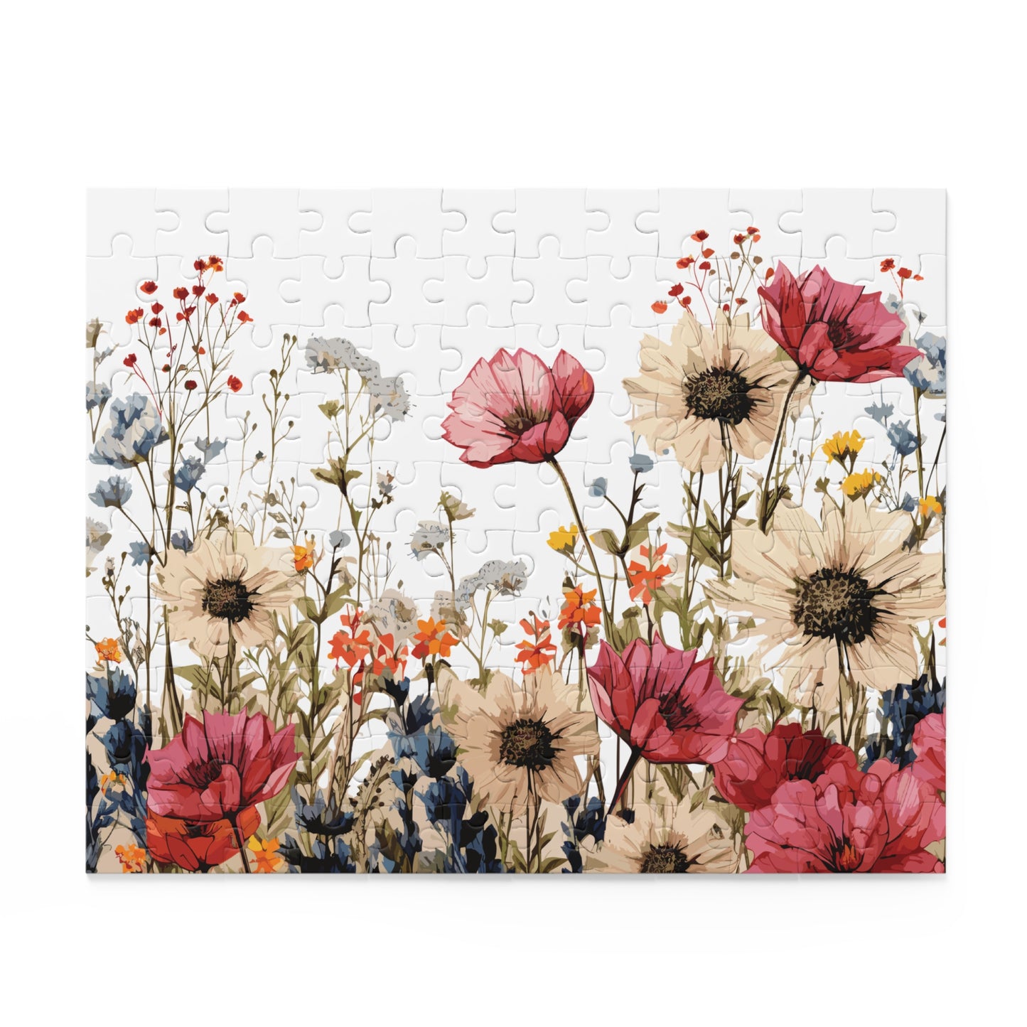 Personalised/Non-Personalised Puzzle, Floral (120, 252, 500-Piece)