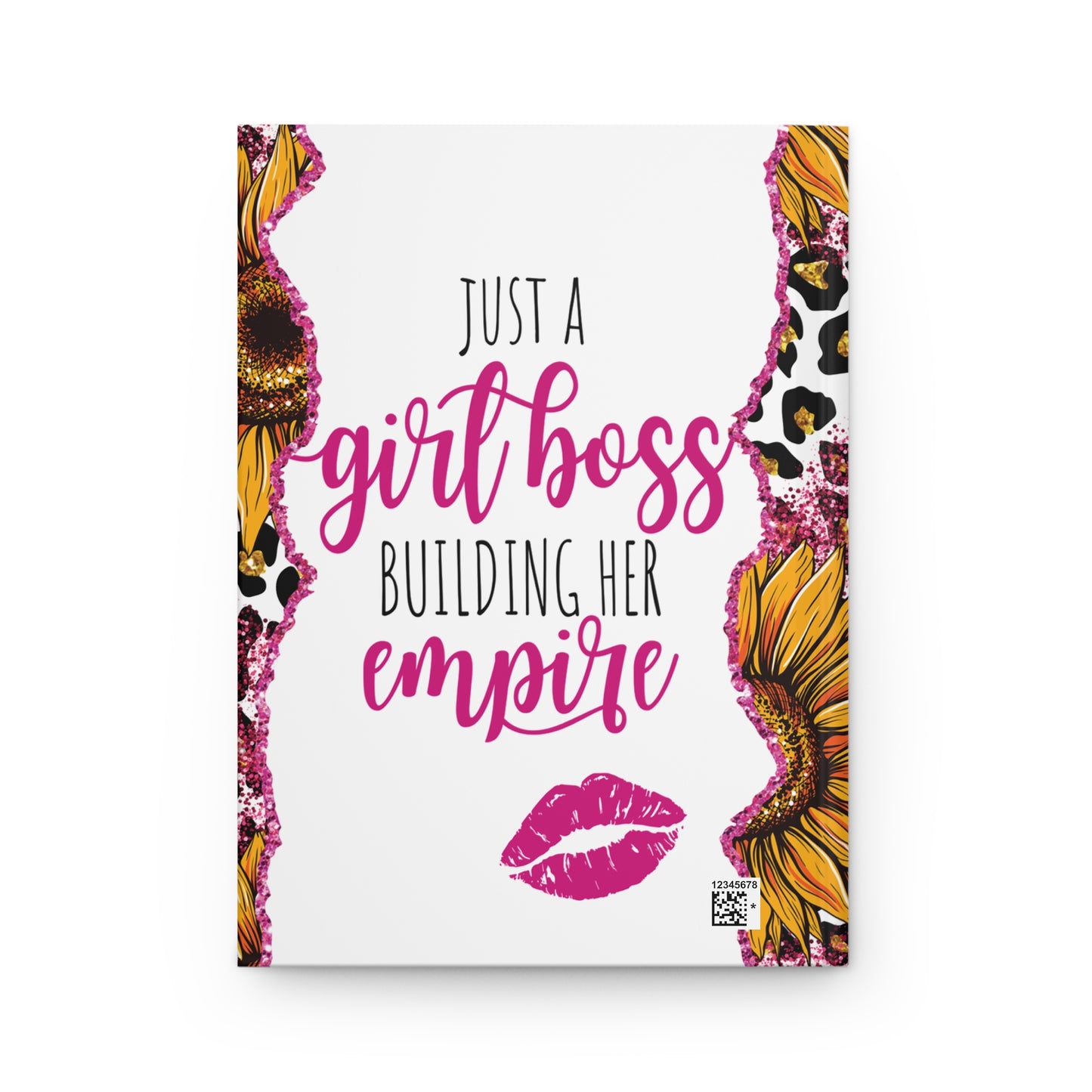 Personalised Hardcover Journal Matte, Just a Girl Boss building her empire, awd-1696