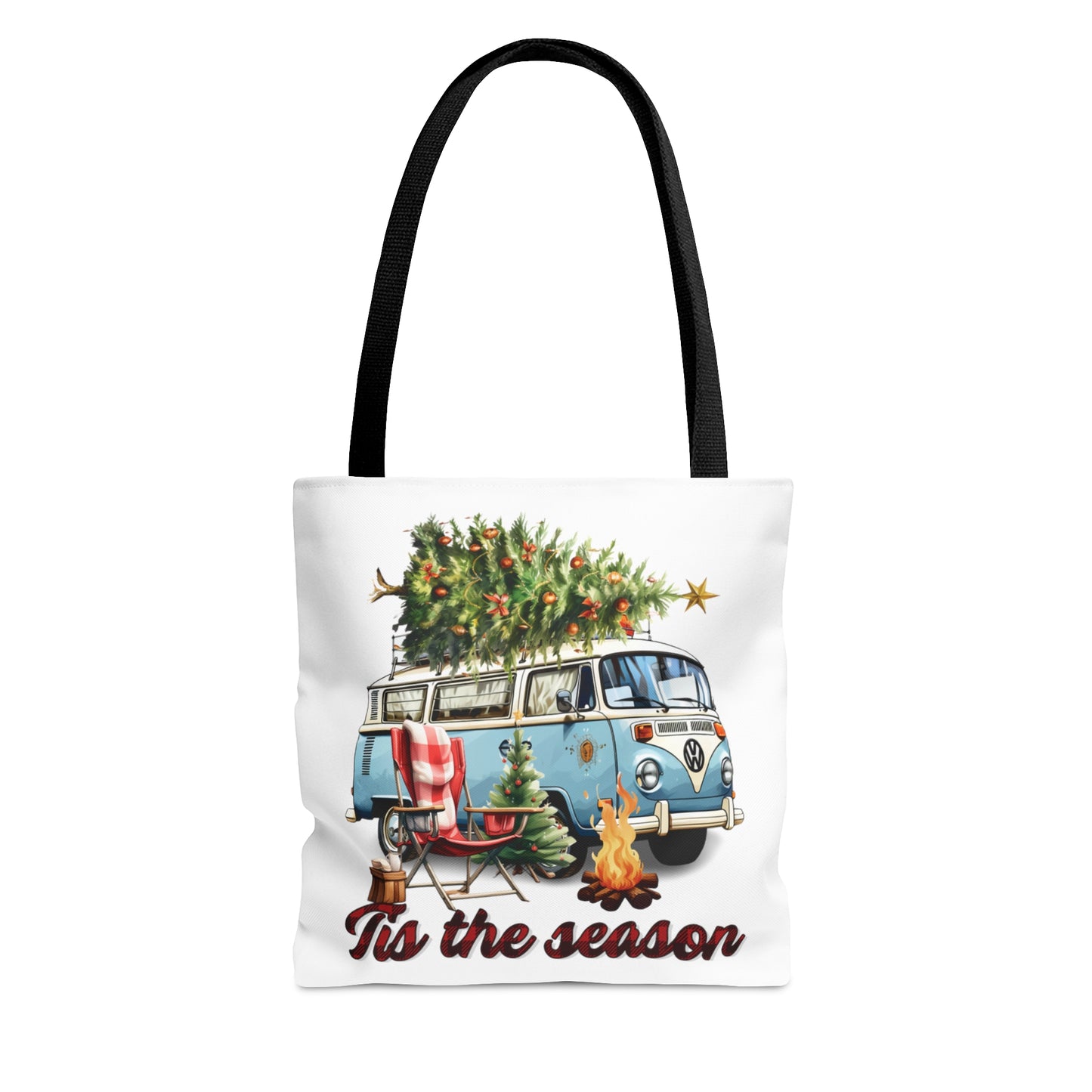 Tote Bag, Christmas, Camper