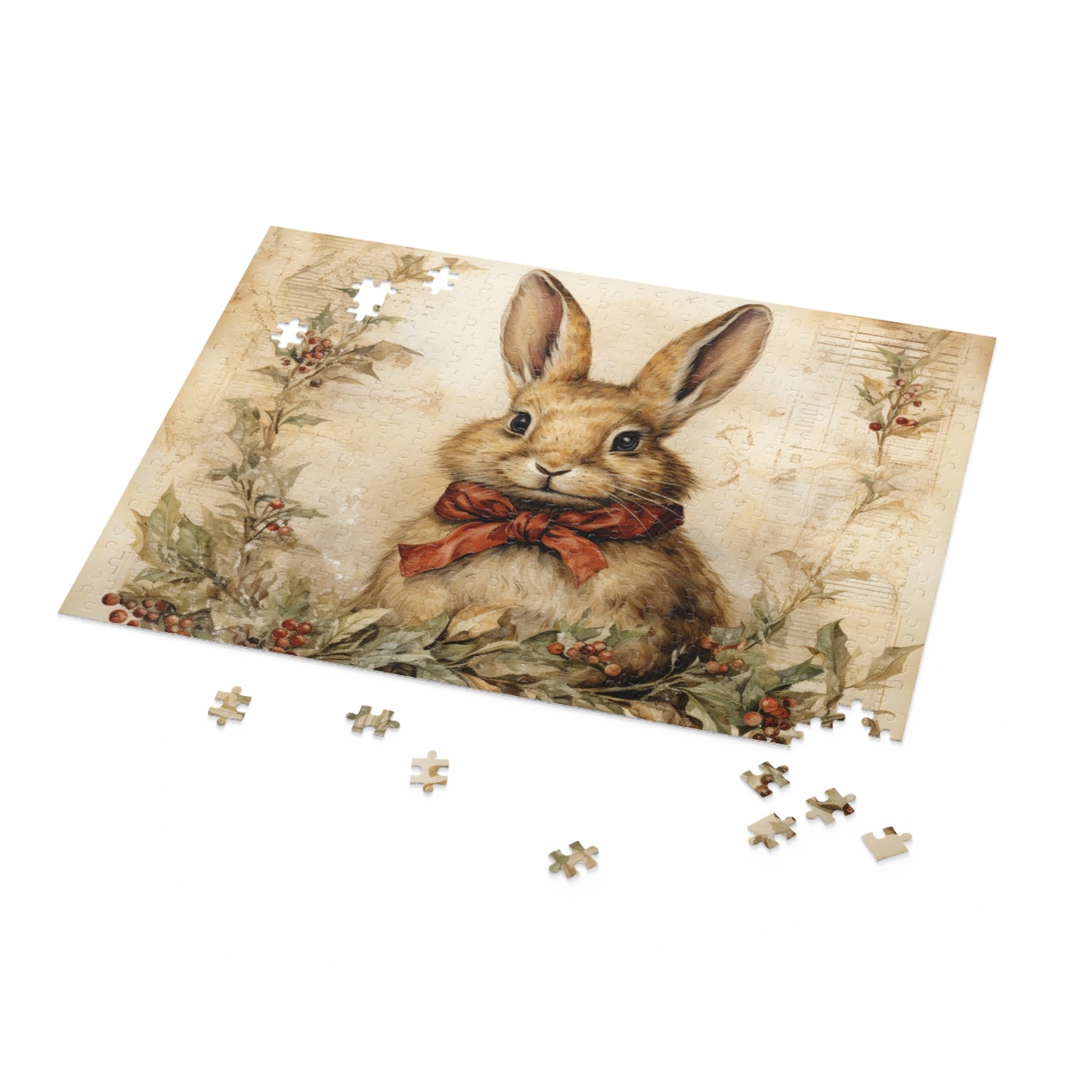 Personalised/Non-Personalised Puzzle, Rabbit (120, 252, 500-Piece)