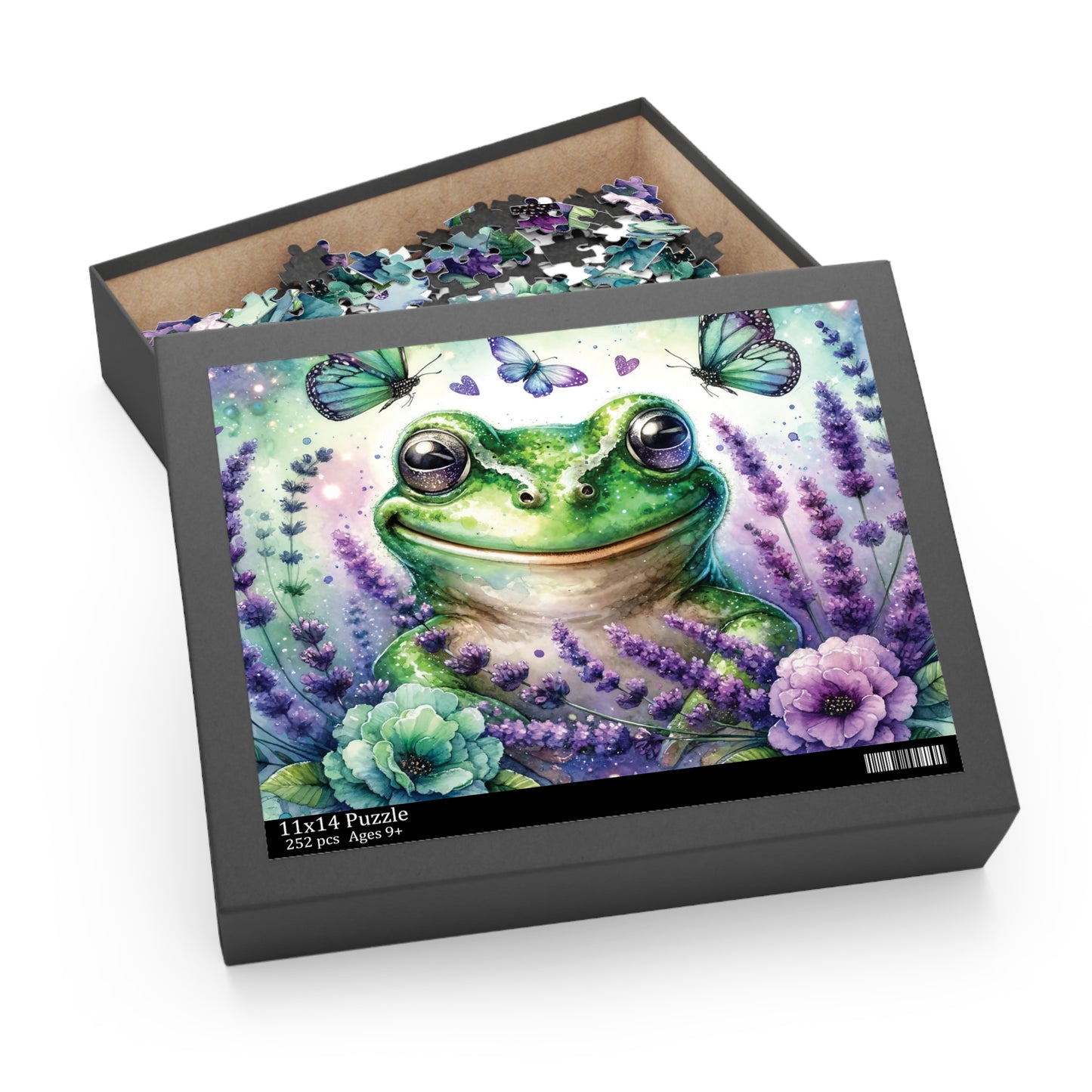 Personalised/Non-Personalised Puzzle, Frog (120, 252, 500-Piece)