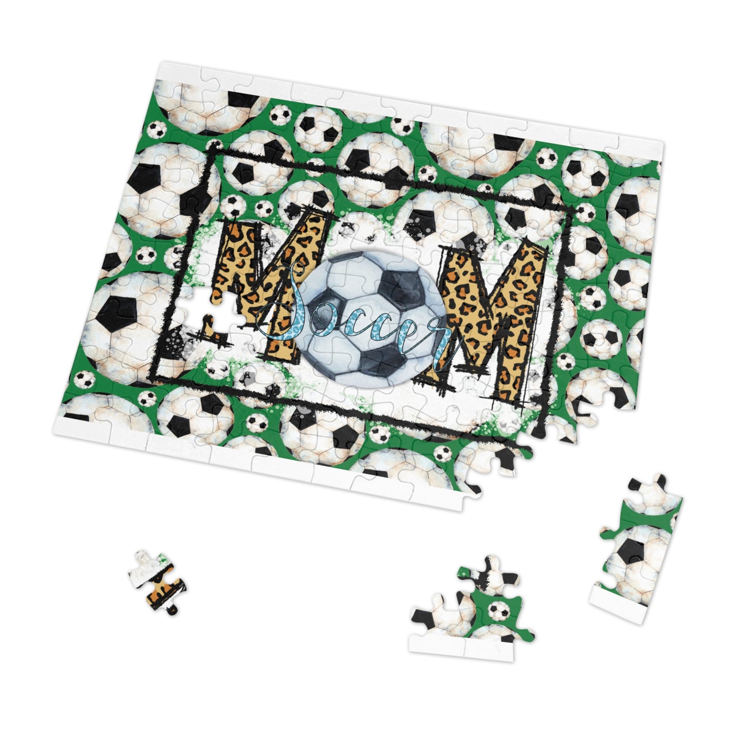 Jigsaw Puzzle, Soccer, Mom, Personalised/Non-Personalised (30, 110, 252, 500,1000-Piece)