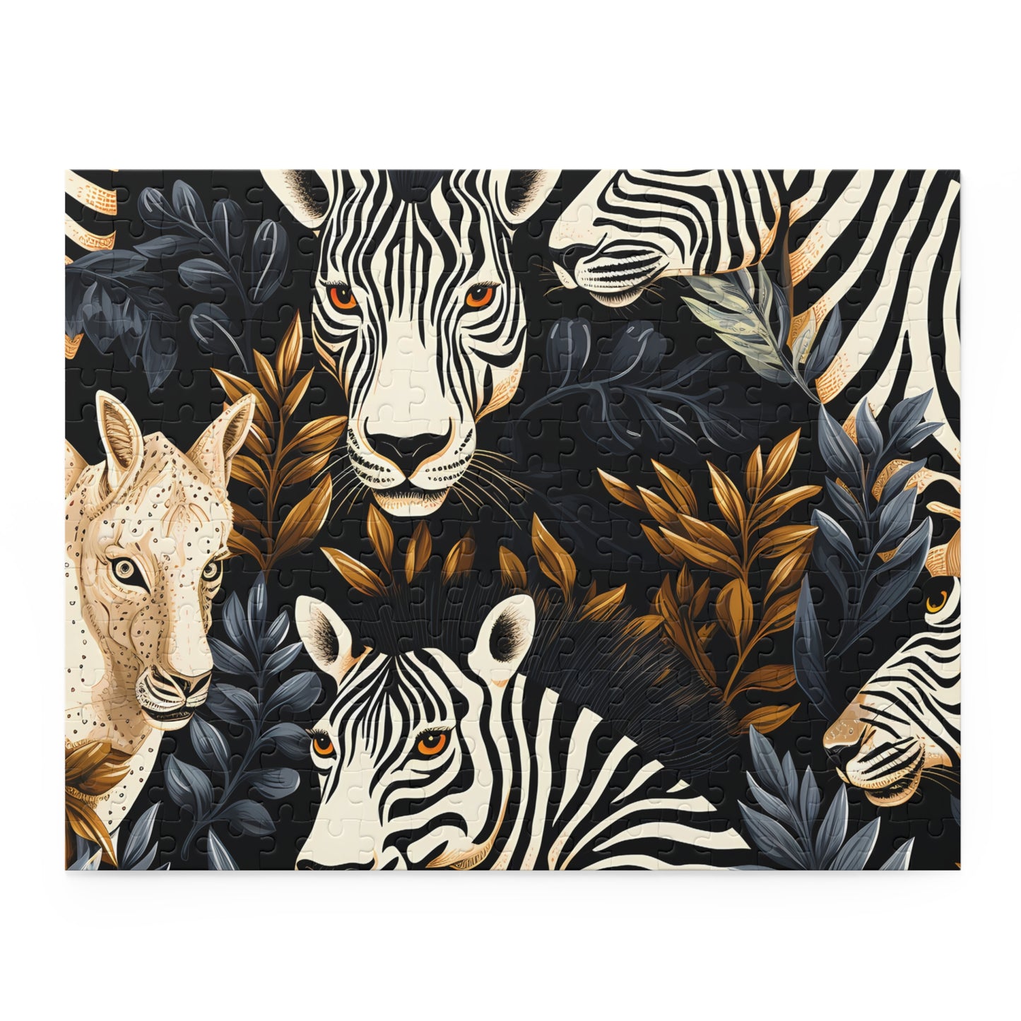 Personalised/Non-Personalised Puzzle, Zebra (120, 252, 500-Piece)