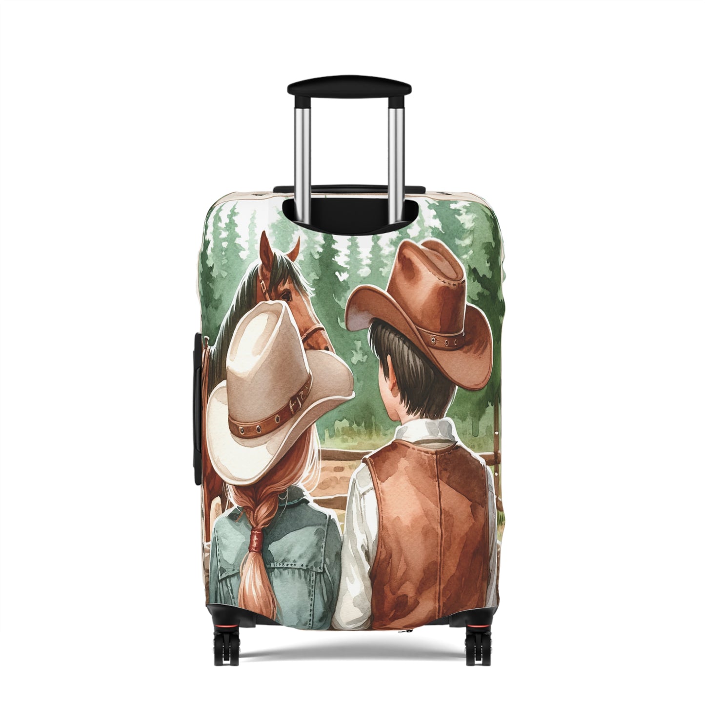 Luggage Cover, Horse, Best friends, awd-1008