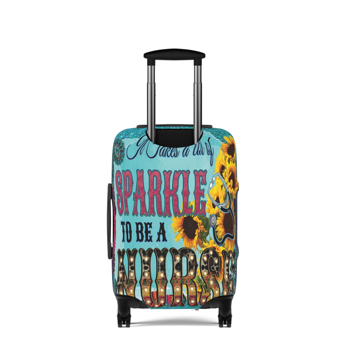 Luggage Cover, It takes a lot of sparkle to be a Nurse, awd-037