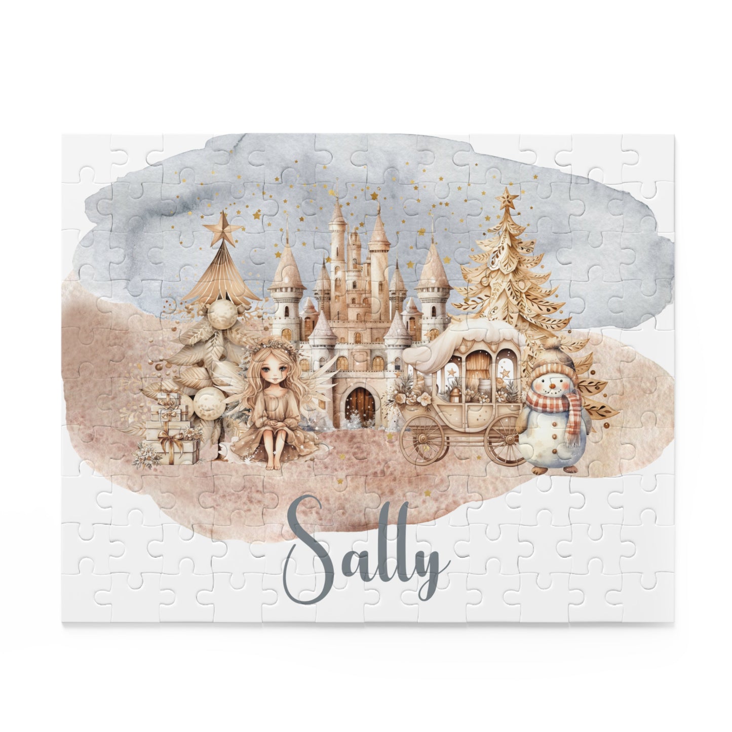 Puzzle, Christmas, Boho Fairy, Personalised/Non-Personalised, (120, 252, 500-Piece)