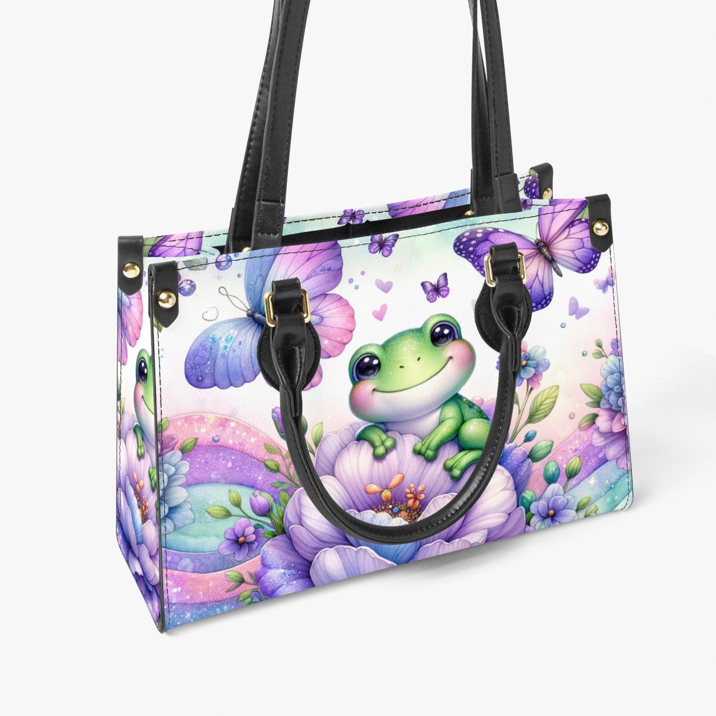 Women's Tote Bag - Long Strap - Frog