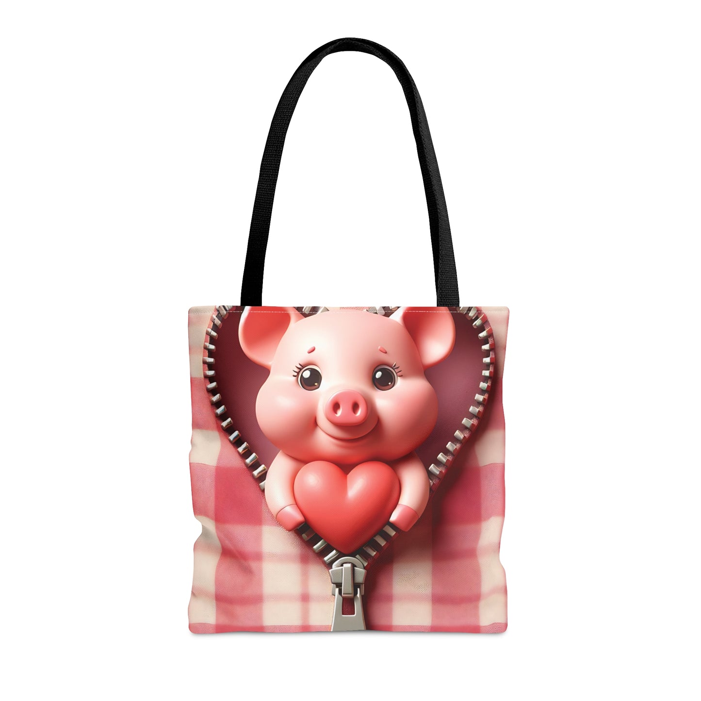 Tote Bag, Pig, Personalised/Non-Personalised Tote bag