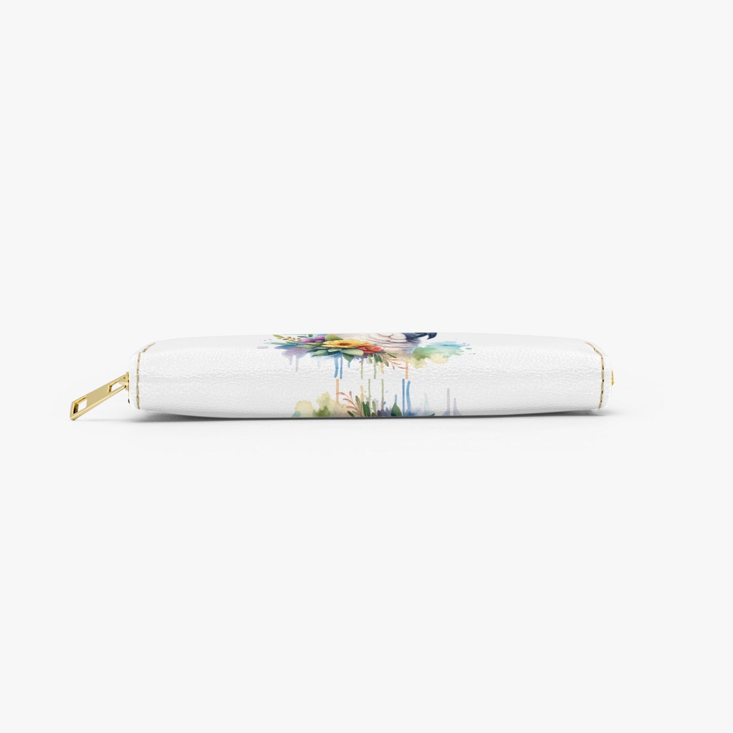 Long Type Zipper Purse, Cockatoo, awd-1339