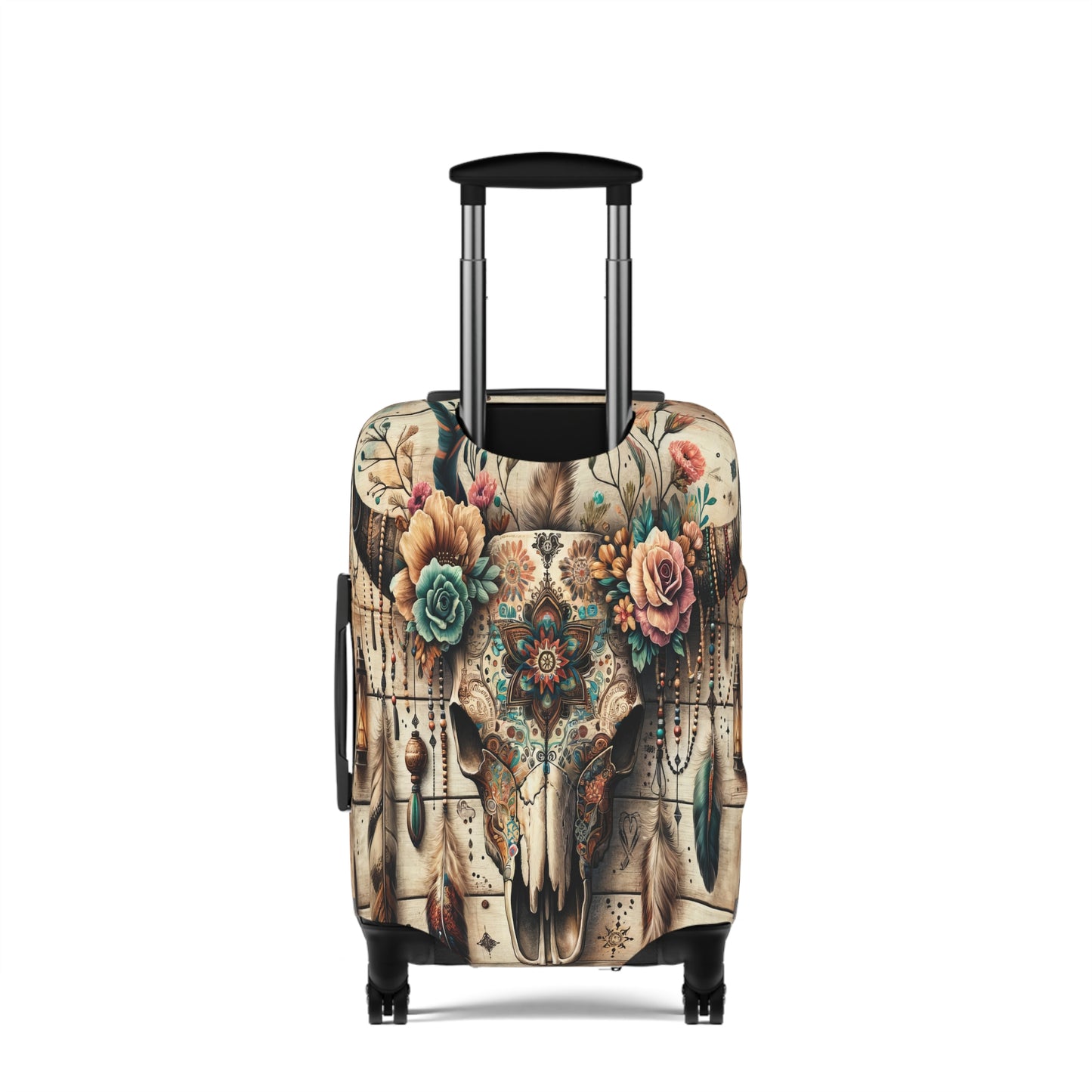 Luggage Cover, Country and Western, Boho Country Skull, awd-1810