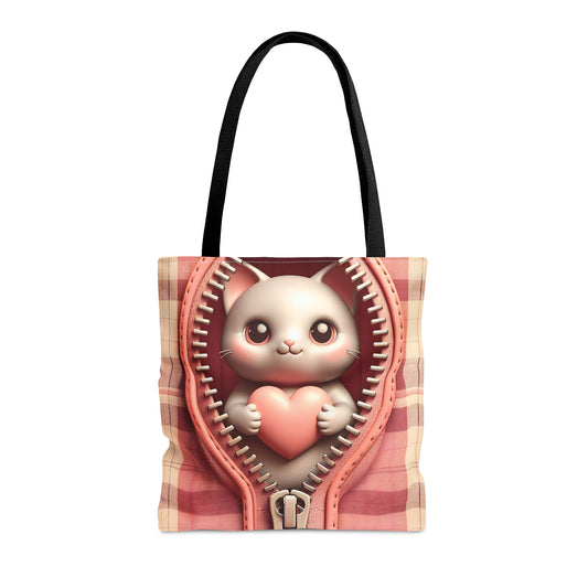 Tote Bag, Cat, Personalised/Non-Personalised Tote bag