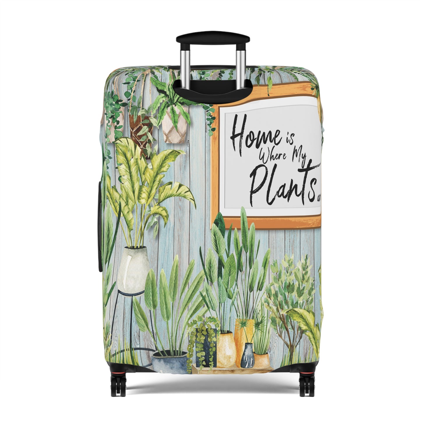 Luggage Cover, Home is where my plants are, awd-024