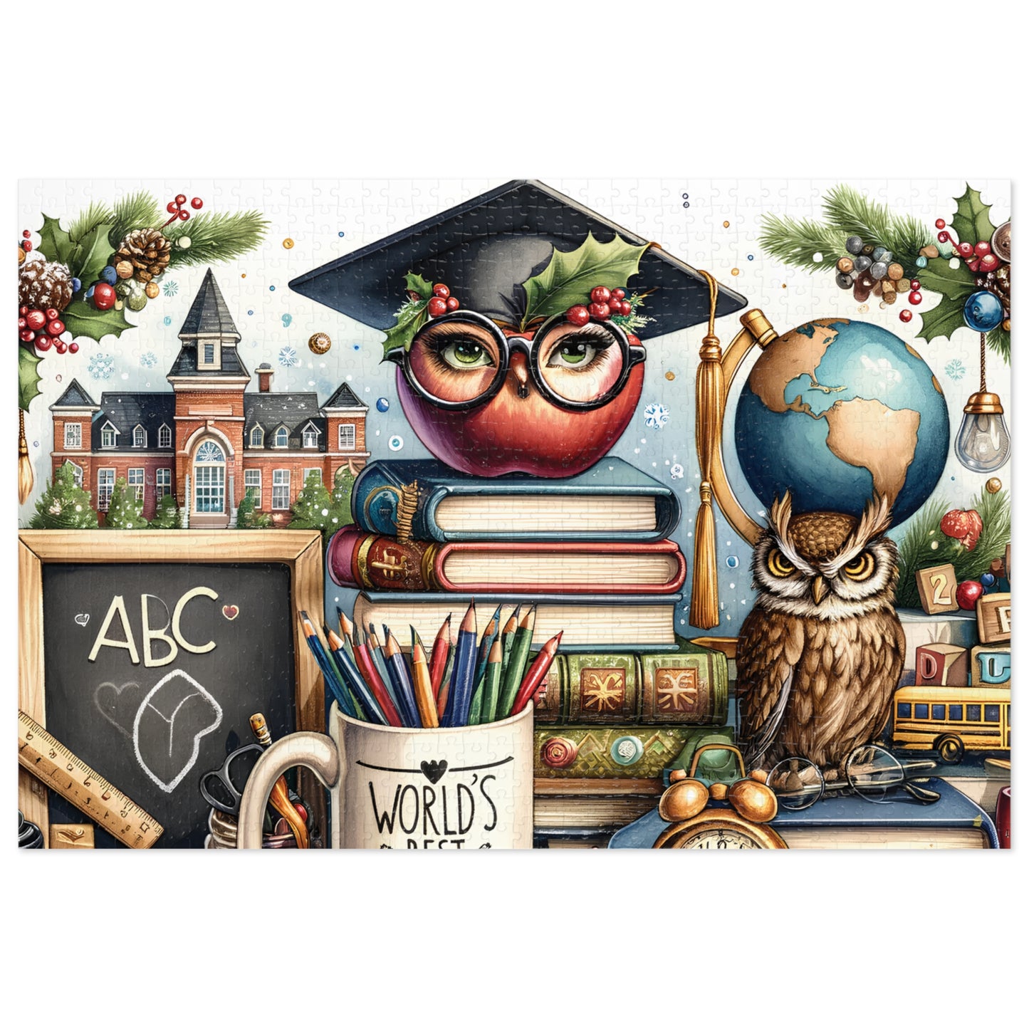 Puzzle Teacher, Personalised/Non-Personalised (30, 110, 252, 500,1000-Piece) awd-660