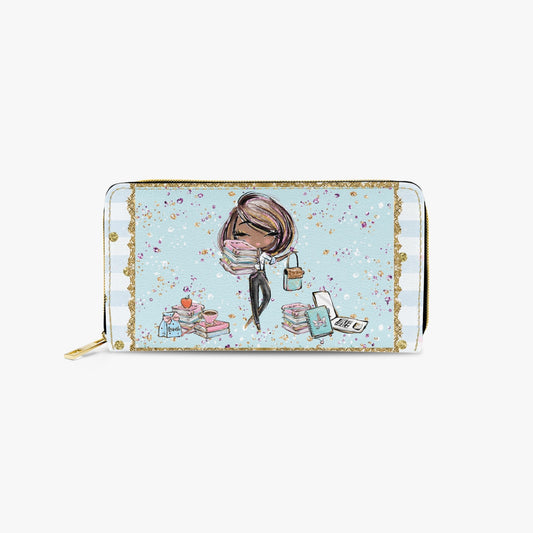 Long Type Zipper Purse - Teacher