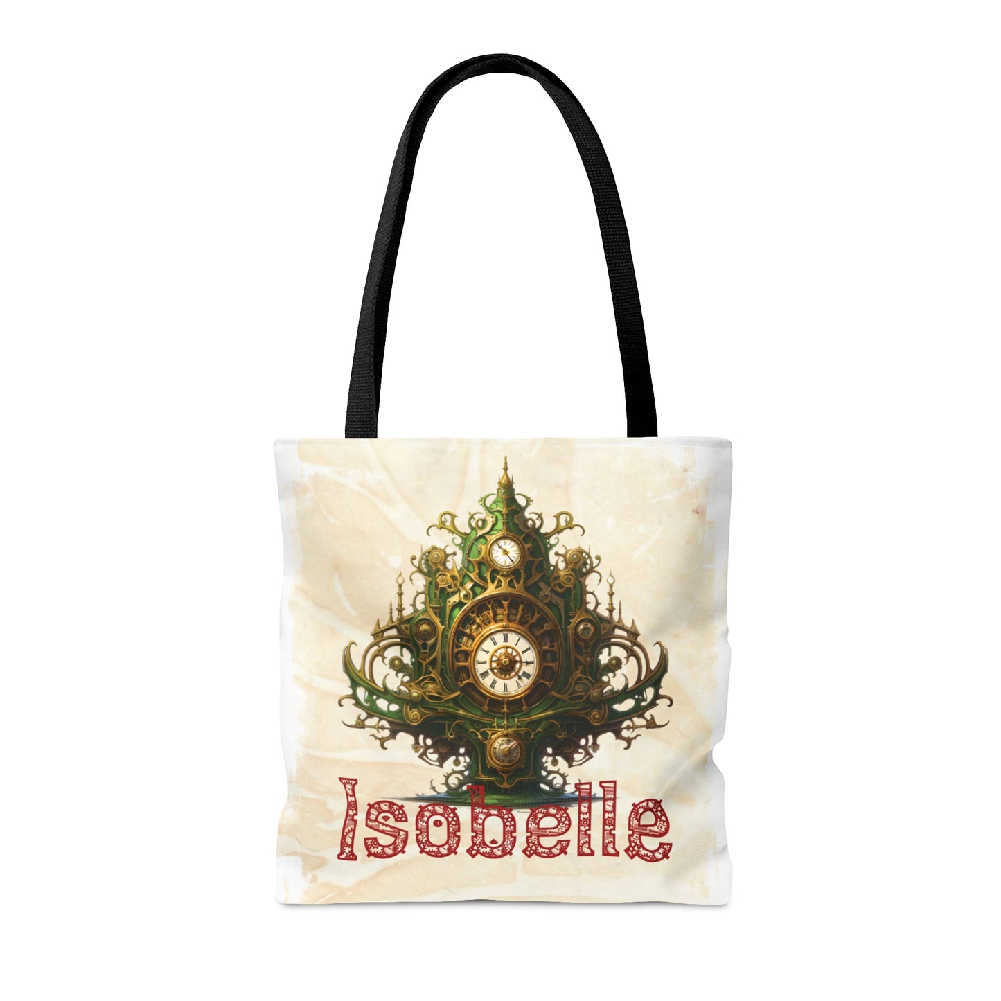 Steampunk Clock Tree Personalised Tote Bag, Steampunk Christmas bag, Christmas Tote Bag, Personalised/Non-Personalised