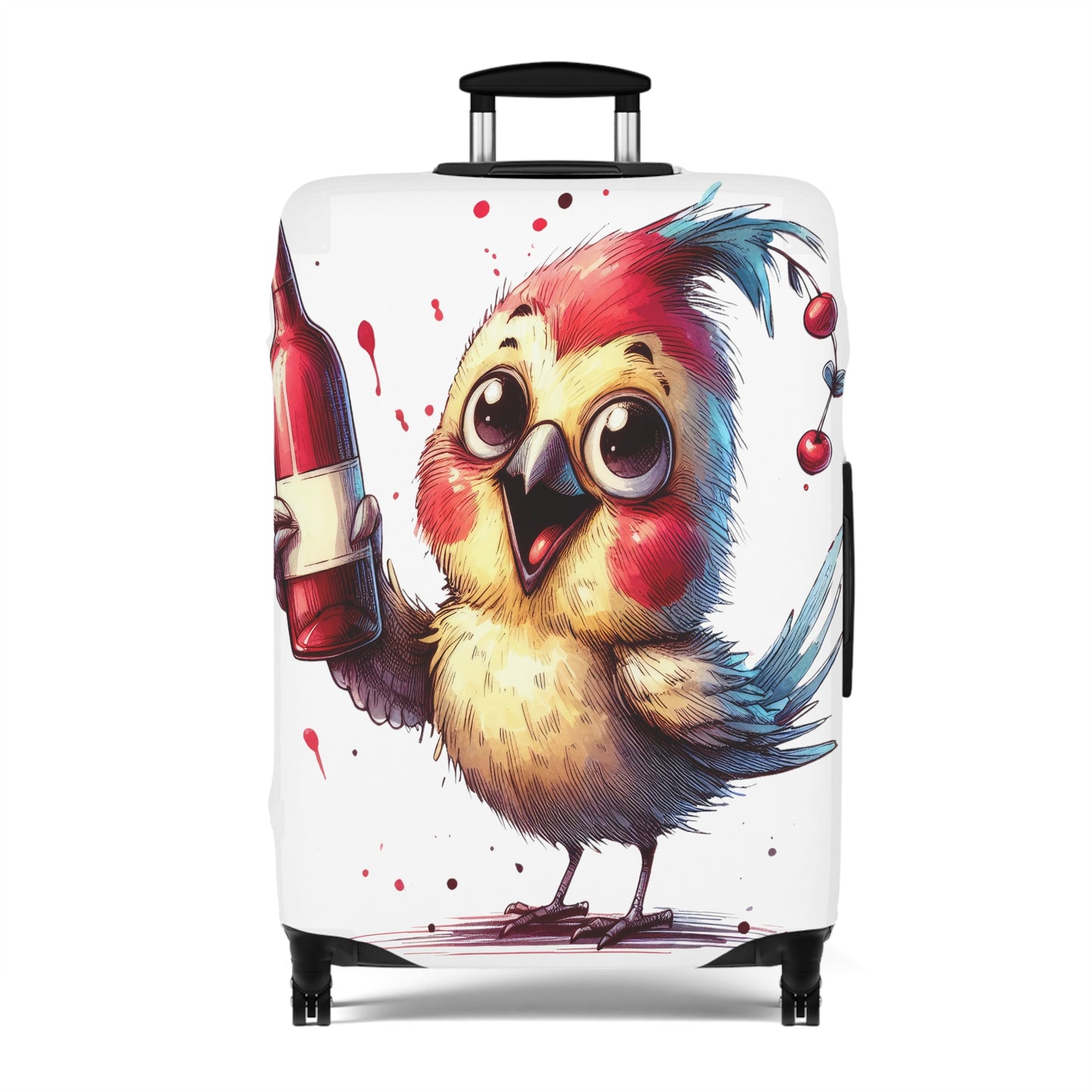 Luggage Cover, Cute Bird, awd-1638