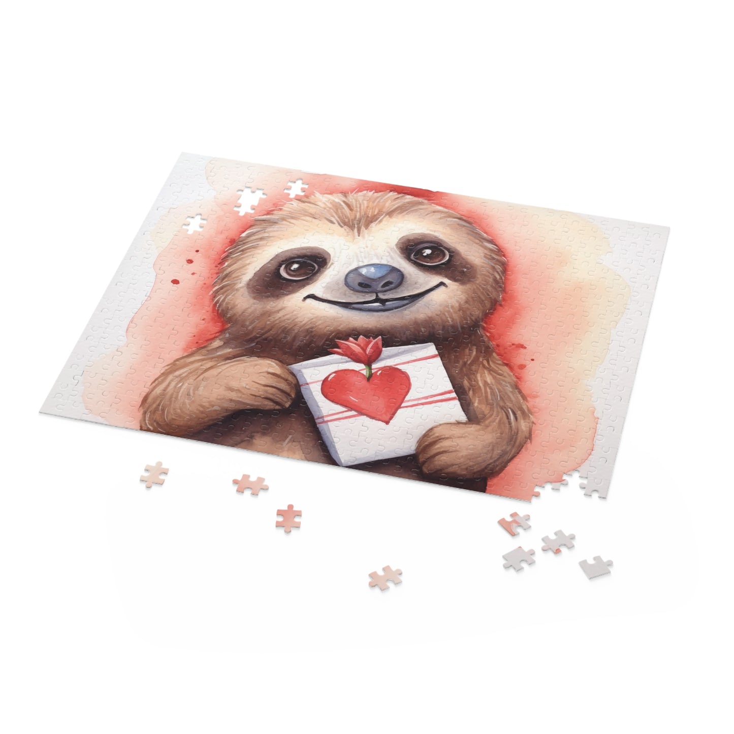 Personalised/Non-Personalised Puzzle, Sloth (120, 252, 500-Piece)