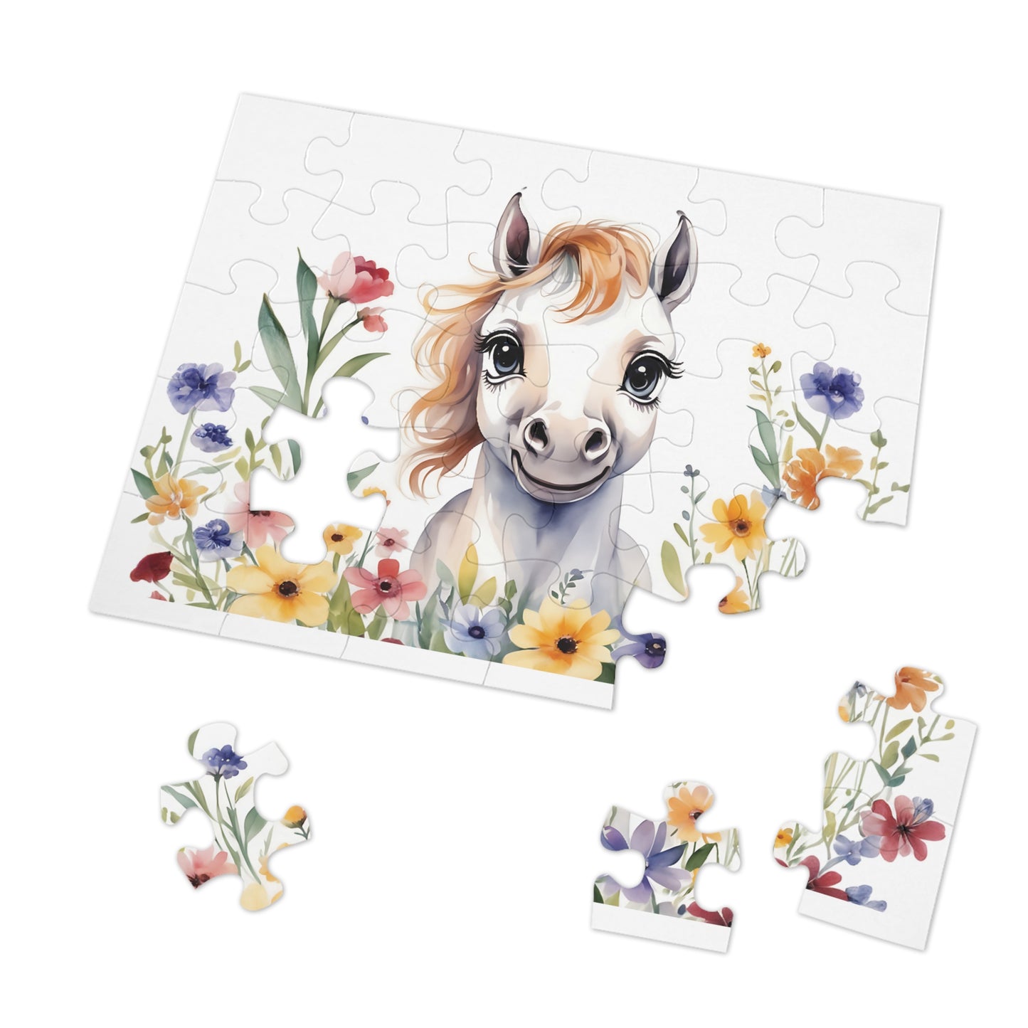 Jigsaw Puzzle, Horse, Personalised/Non-Personalised (30, 110, 252, 500,1000-Piece)