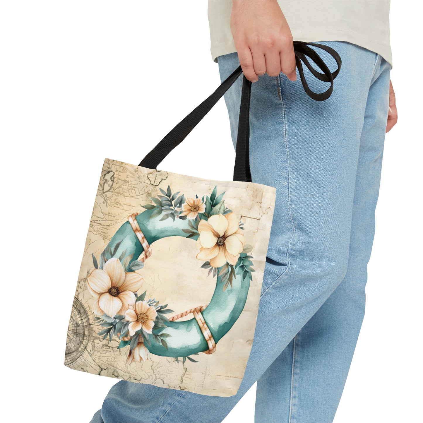 Tote Bag, Nautical bag, Beach Tote Bag