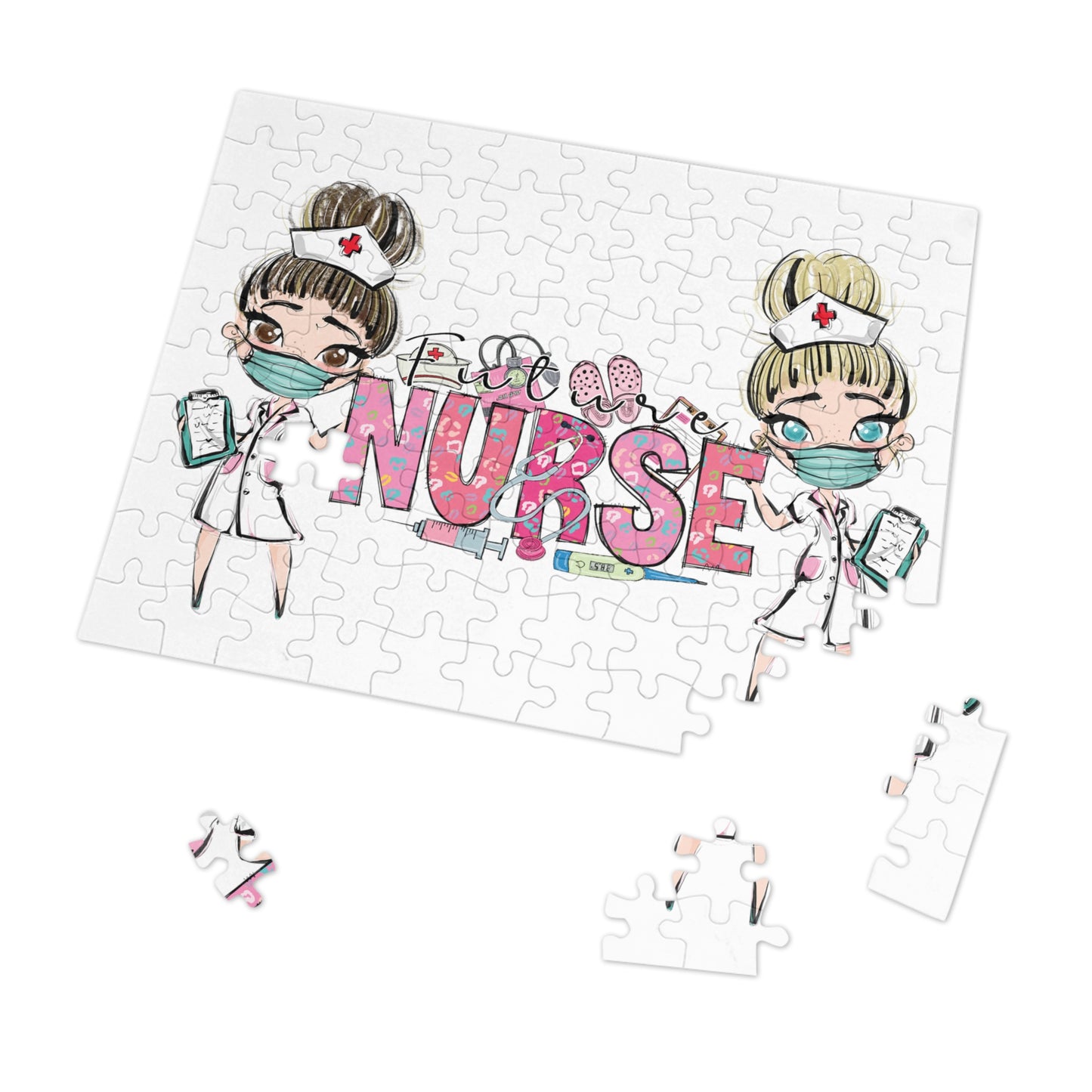 Puzzle, Nurse, Future Nurse Personalised/Non-Personalised (30, 110, 252, 500,1000-Piece) awd-619