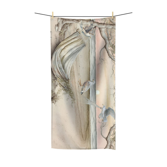 Beach Towel, Beach Scene, Polycotton Towel