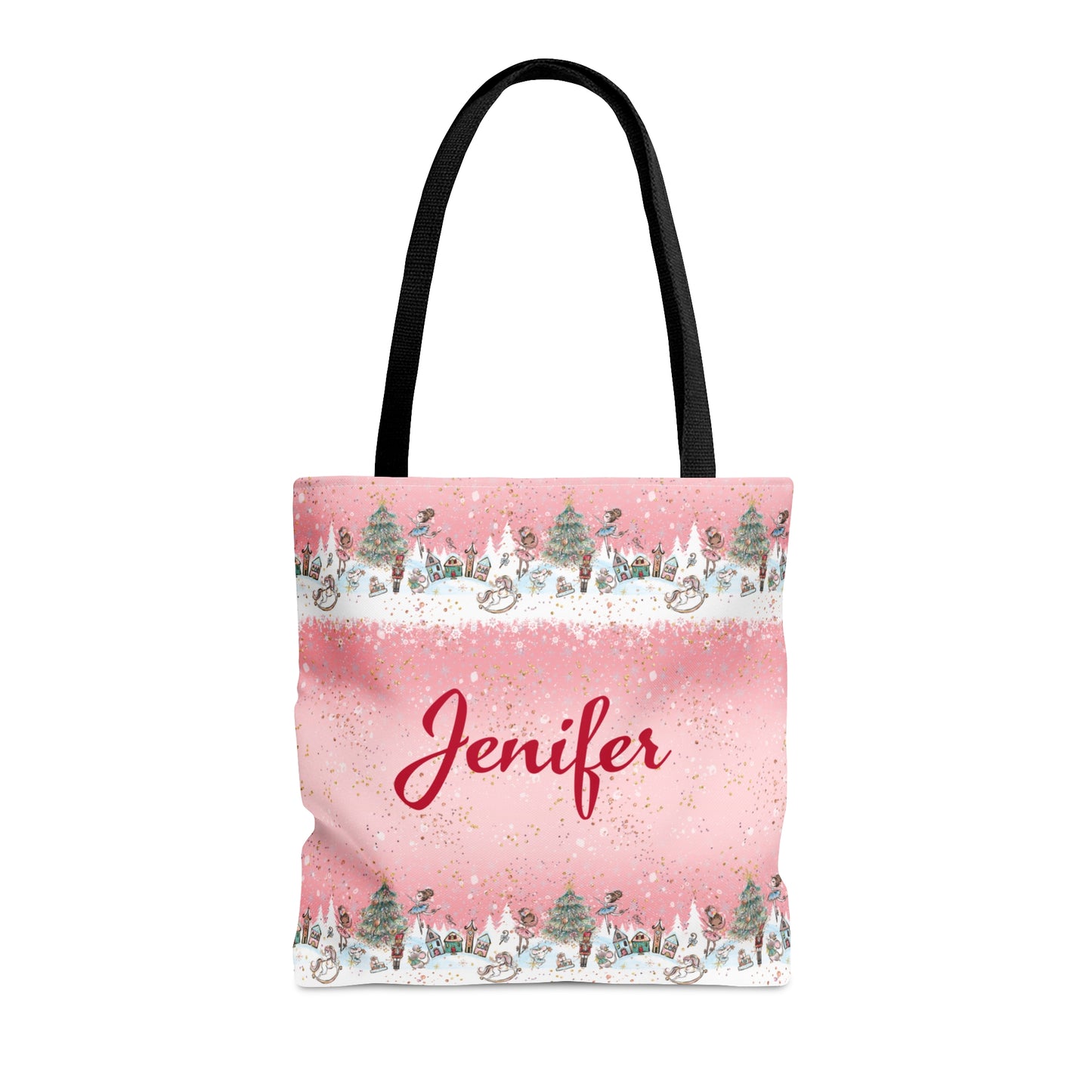 Personalised Tote Bag, Nutcracker Pink Christmas Tote bag