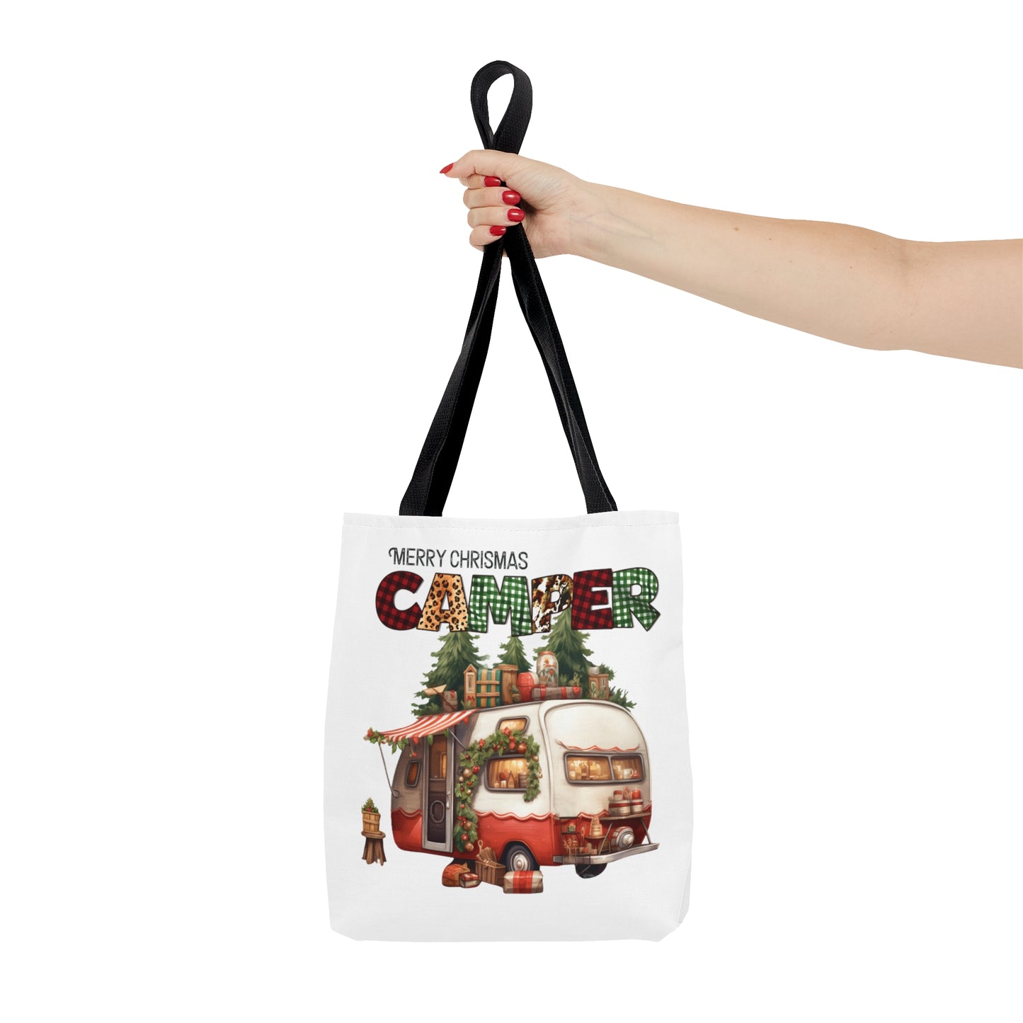 Tote Bag, Christmas, Camper