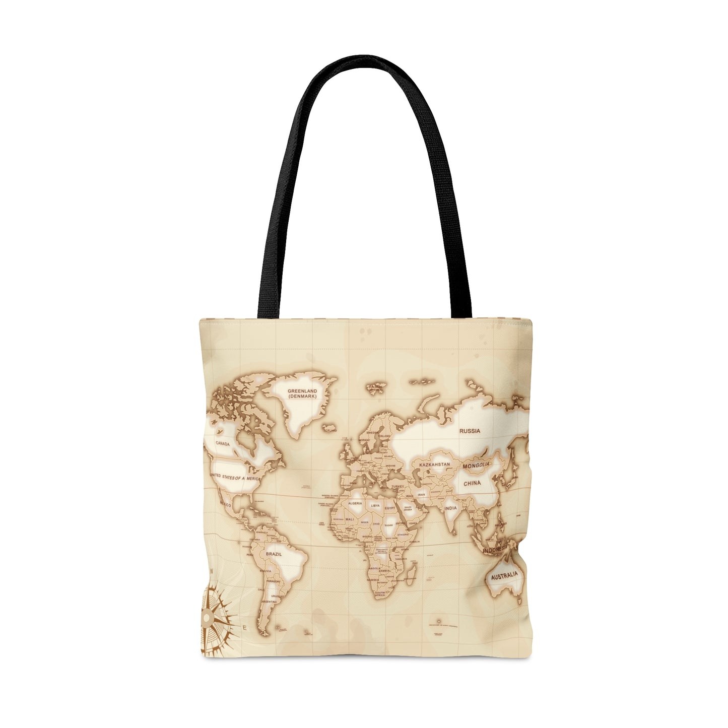 Tote Bag, World Map