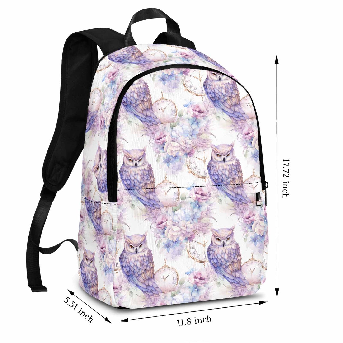 Pastel Owls Adult Casual Backpack