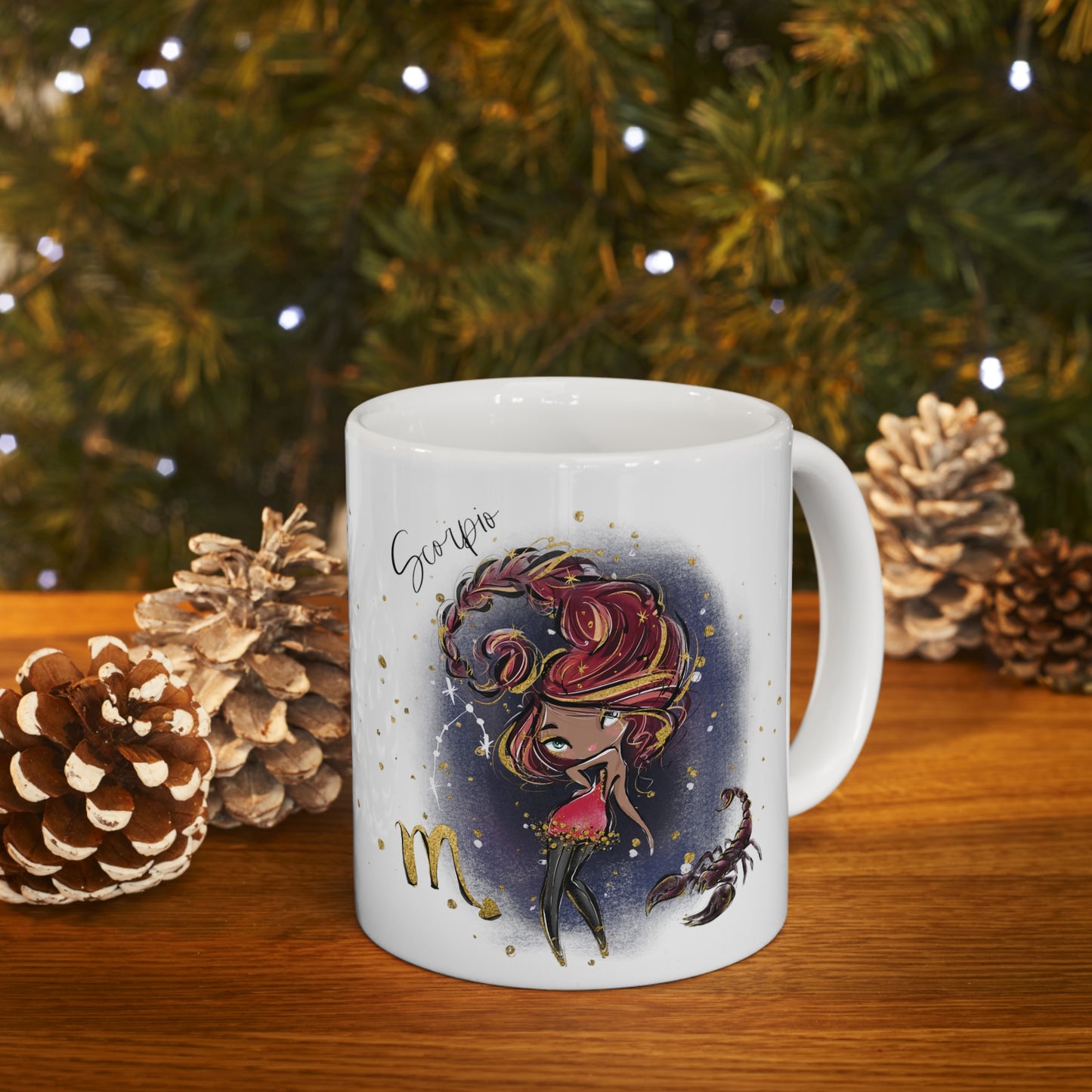 Zodiac Sign, Scorpio, Ceramic Mug 11oz