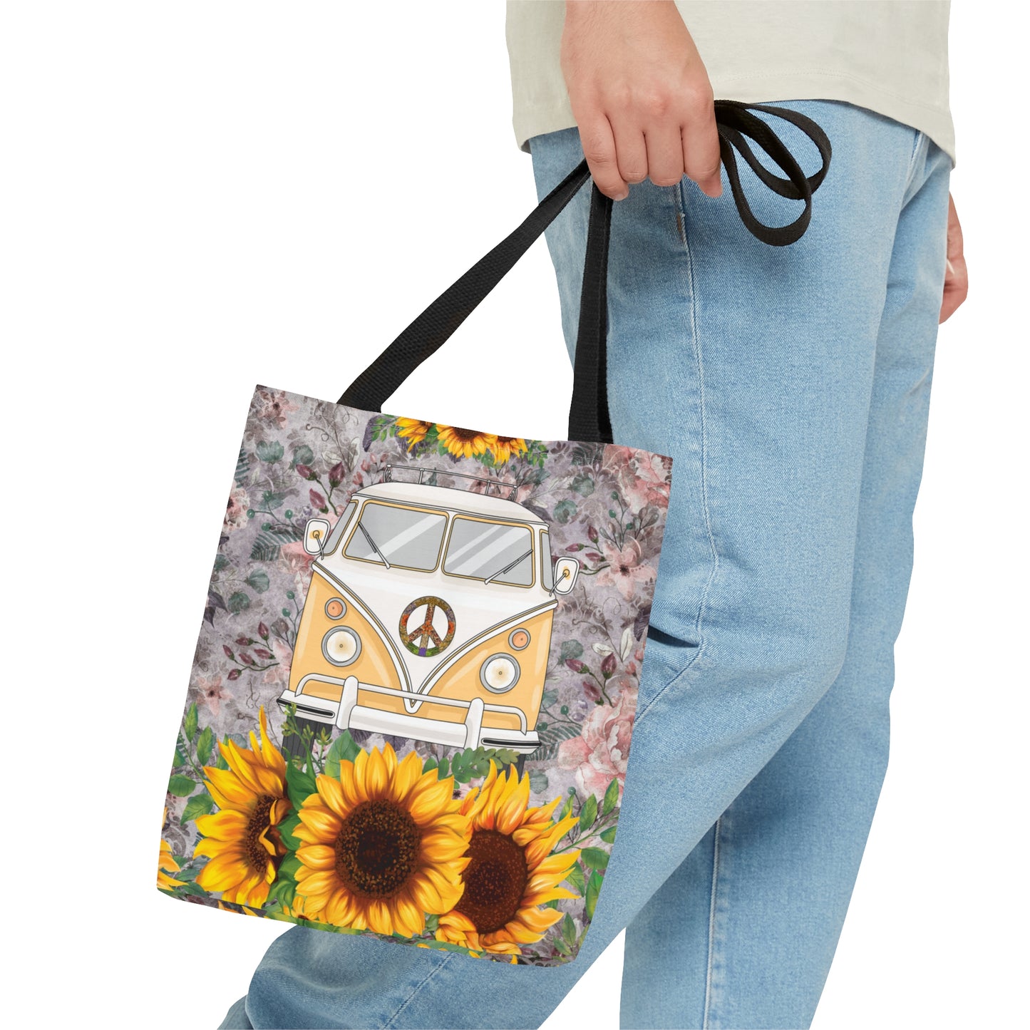 Tote Bag, Sunflowers, Combi Van Tote bag